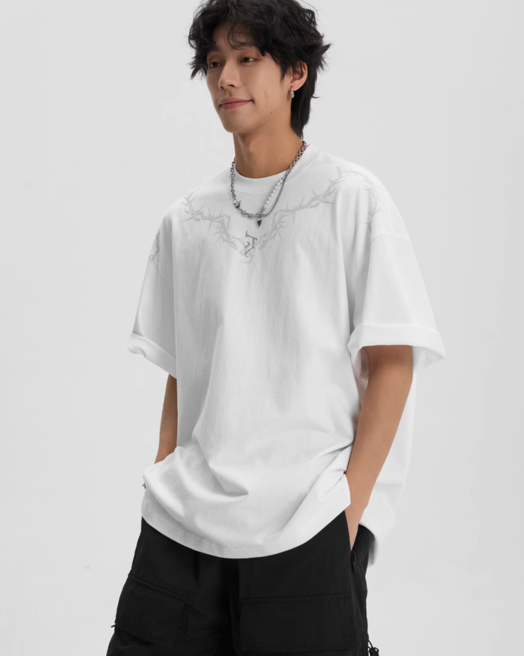 Street Round Neck T-Shirt JHQ0003