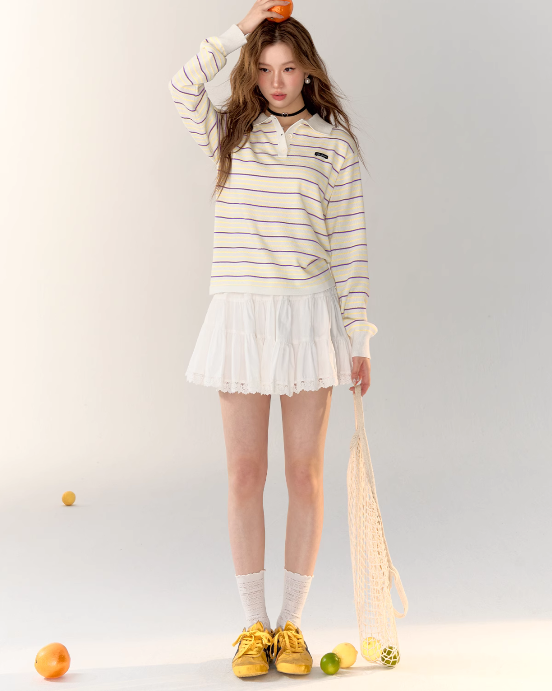 Polo Casual Long Sleeve Tops ASG0025