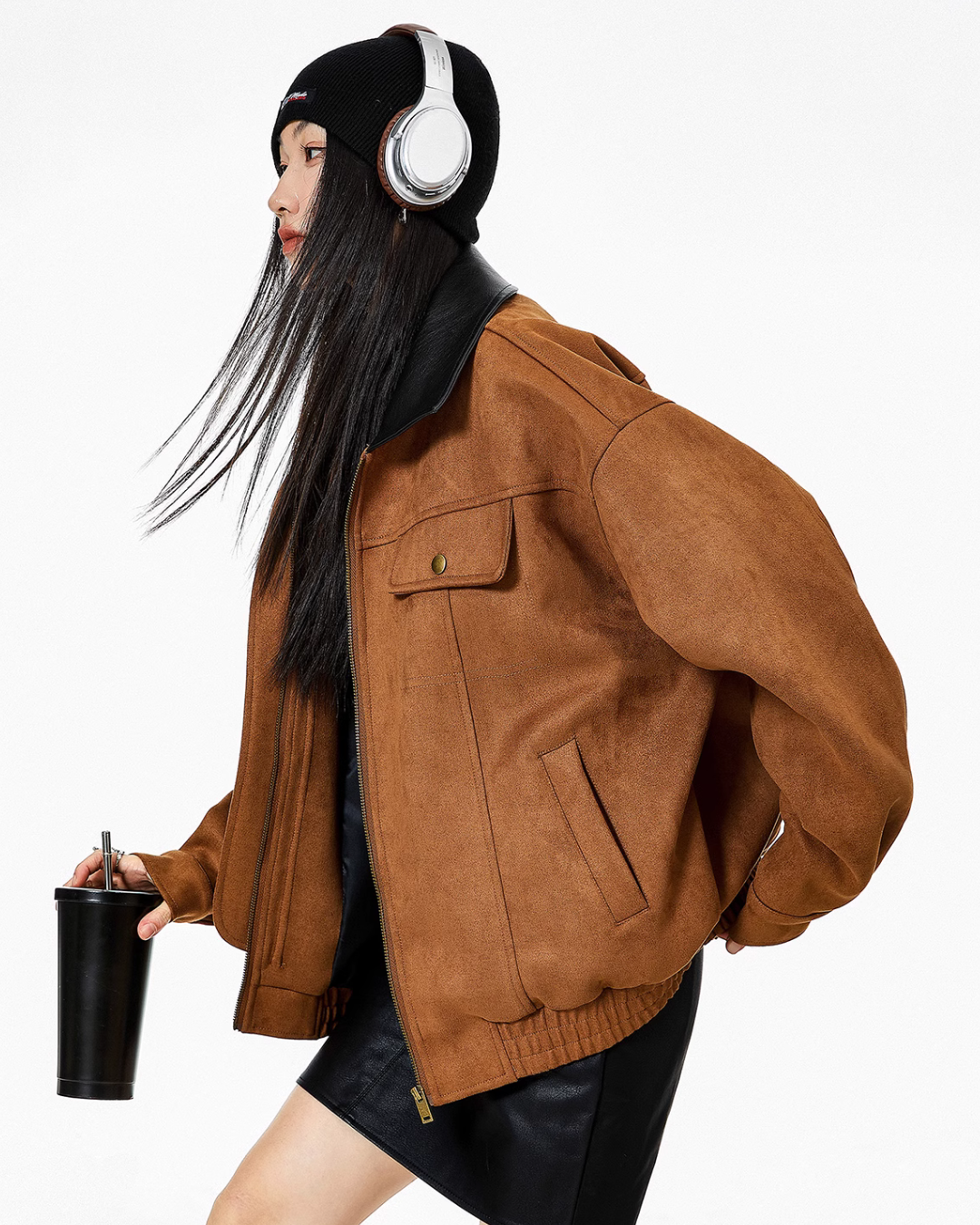 Contrast Color Pocket Jacket ICM0068