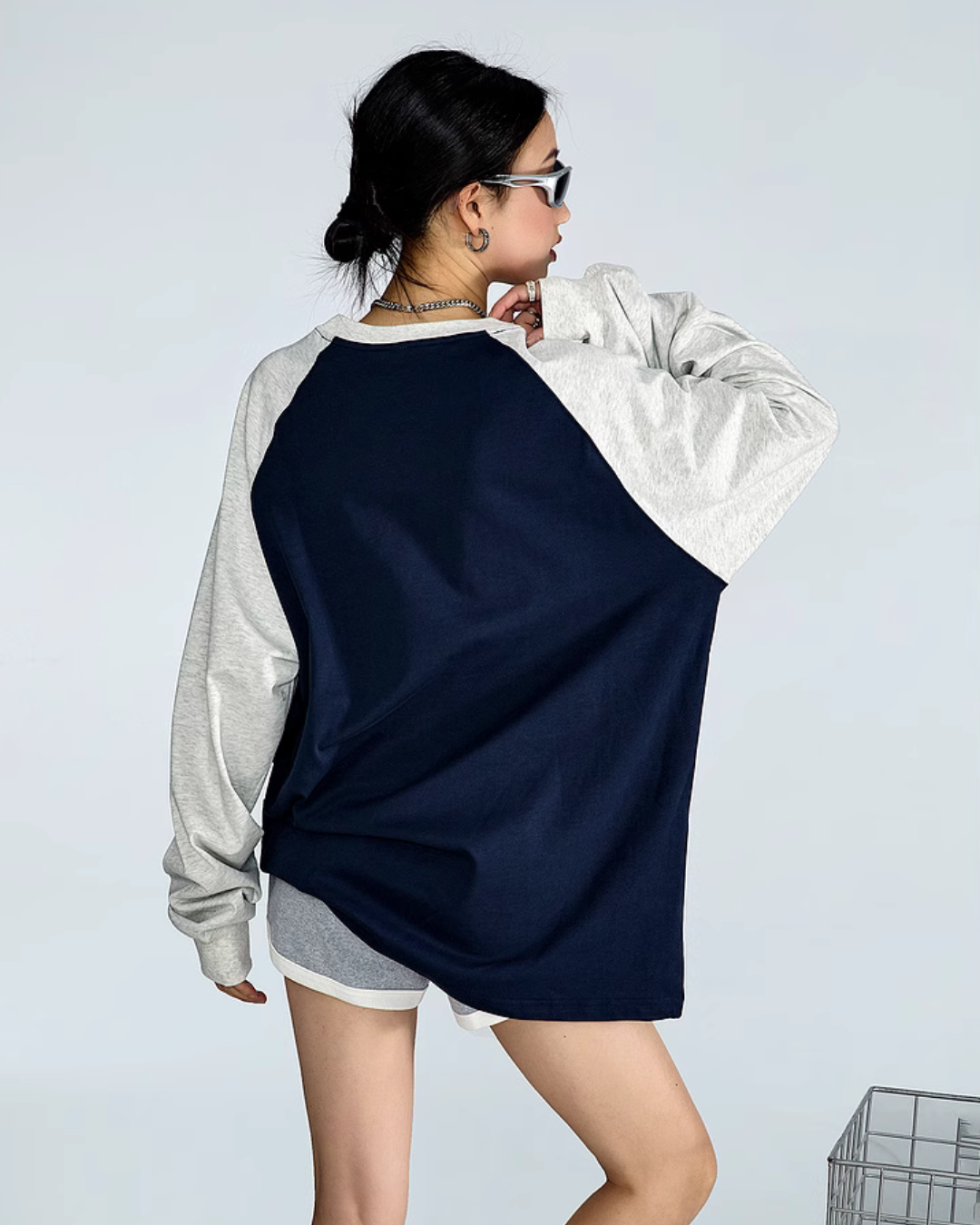 Logo Raglan Long Sleeve T-Shirt ICM0061