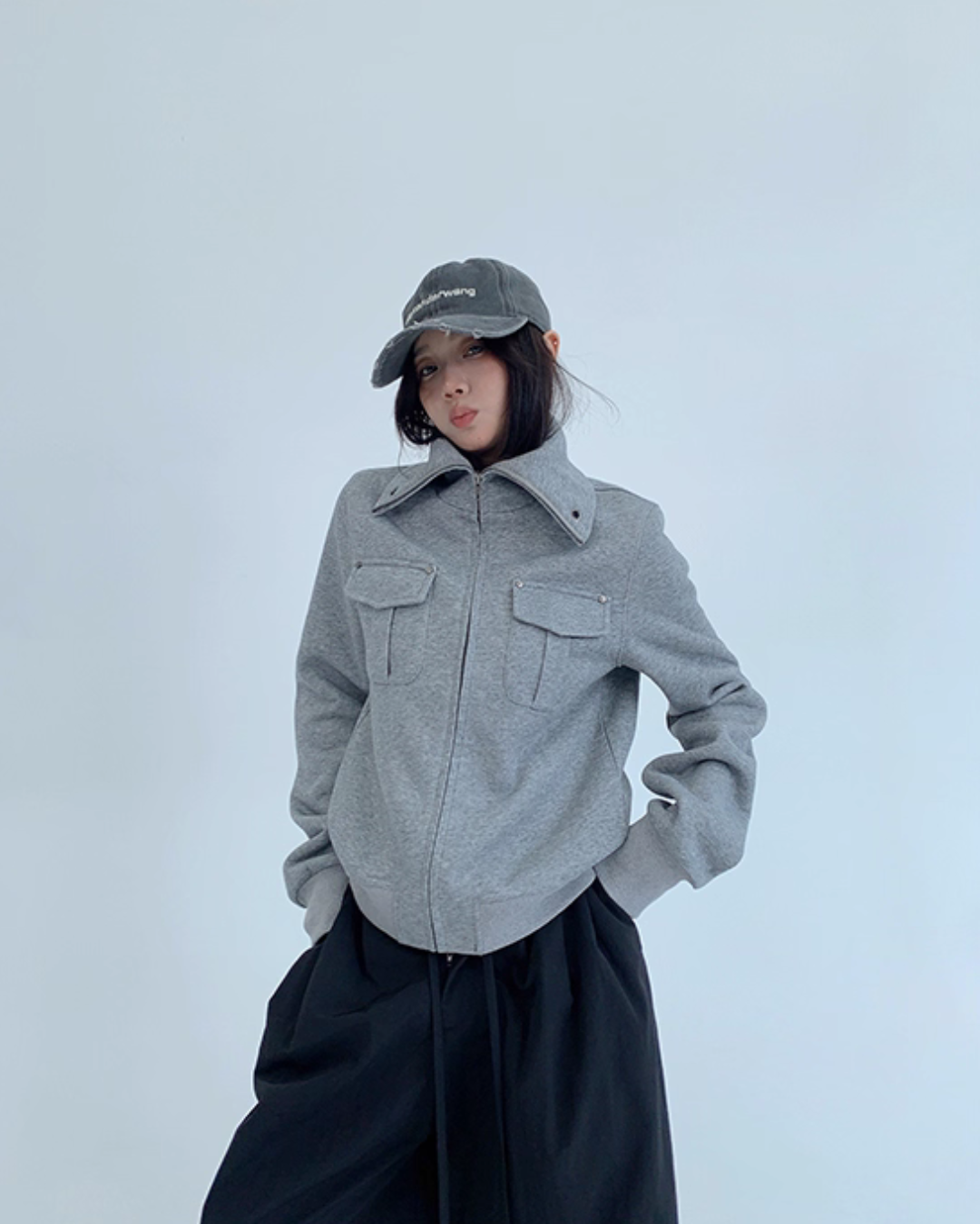 Stand Collar Compact Jacket YLS0923