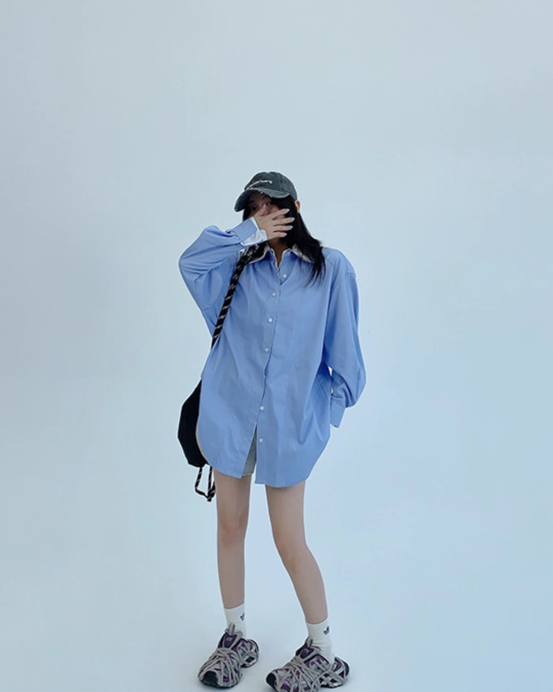 Layered Style Long Sleeve Shirt YLS0902