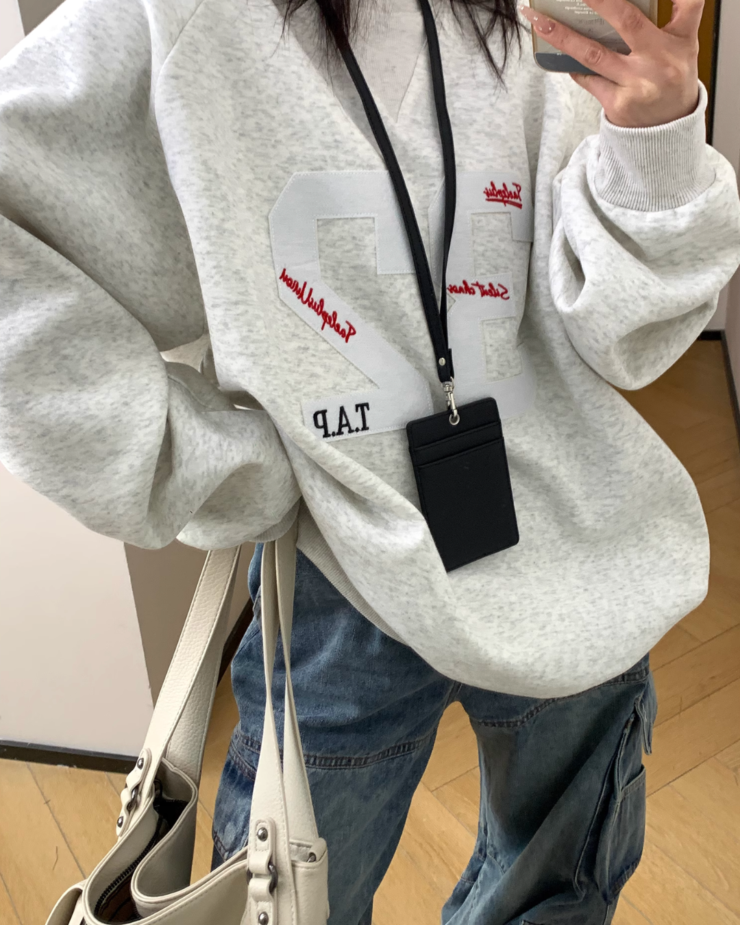Number Logo Sweat Top YLS0827