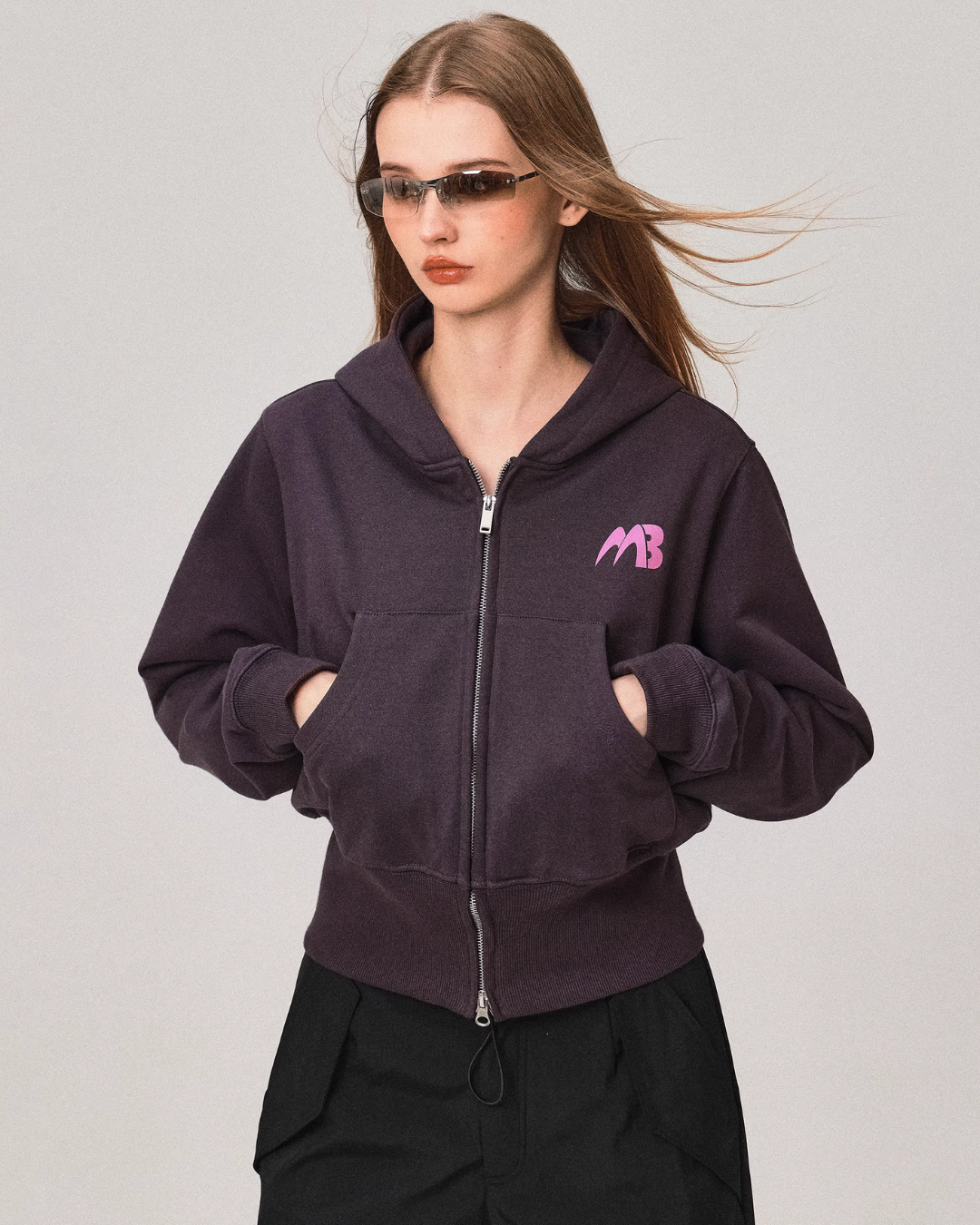Double Zip Compact Hoodie MDB0005