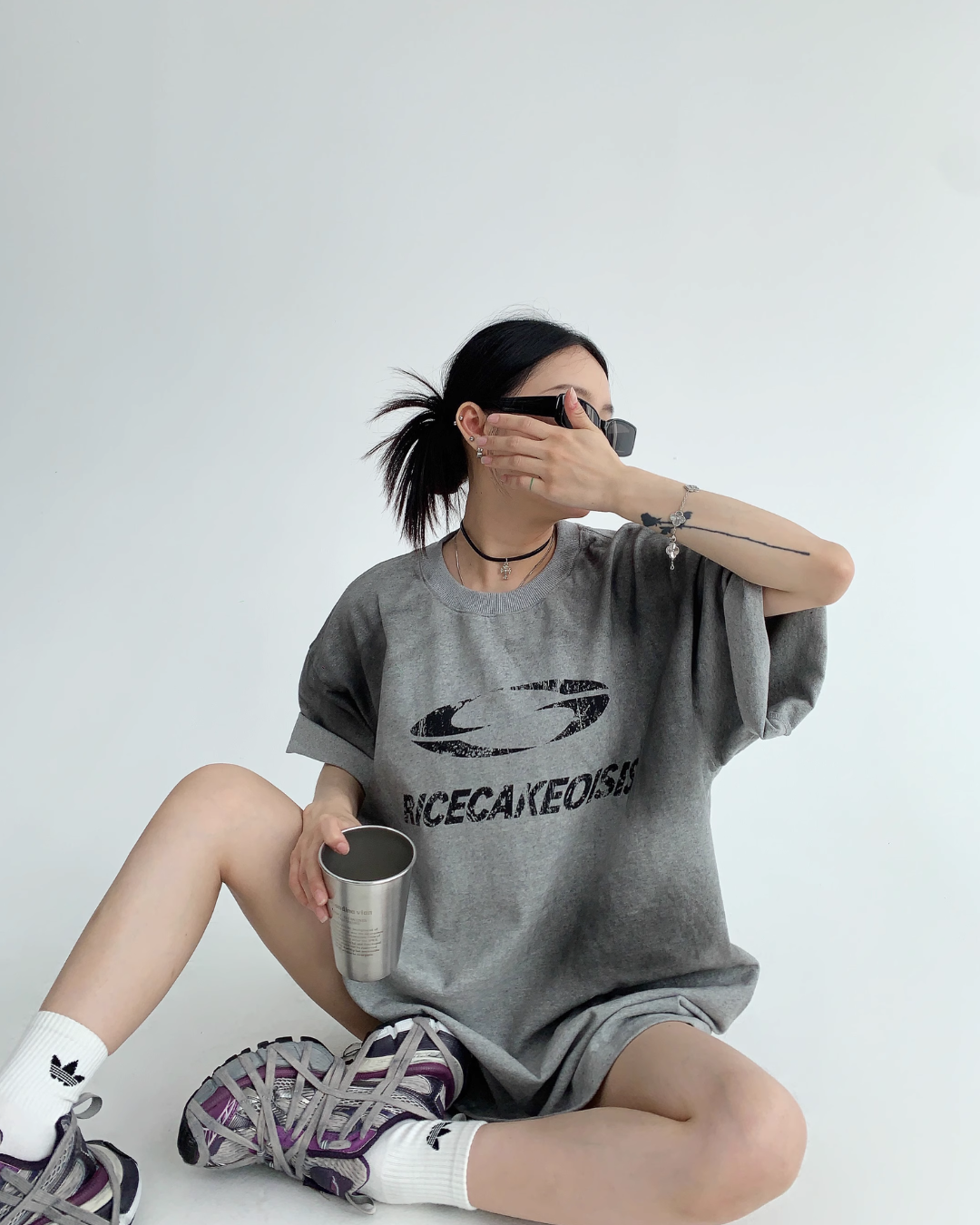 Retro Washed Vintage Print T-Shirt YLS0855