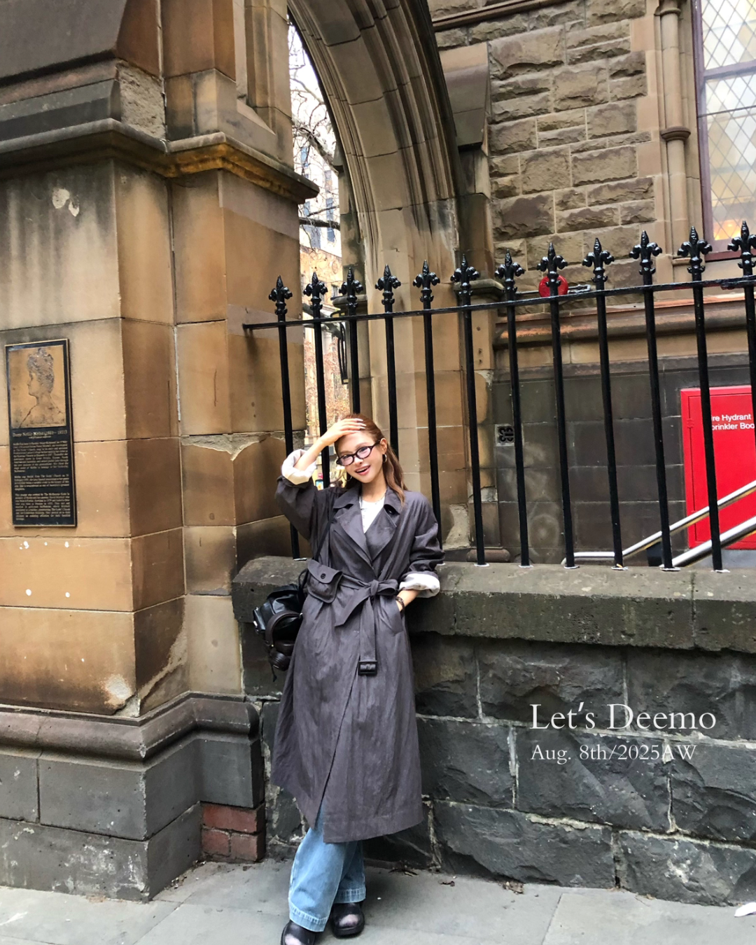 Belted Long Trench Coat DEM0012