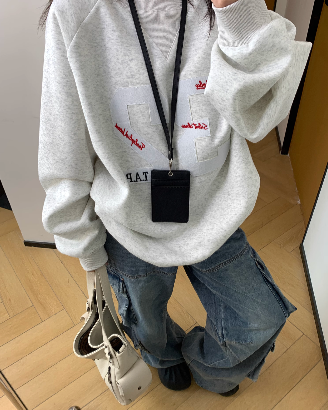 Number Logo Sweat Top YLS0827