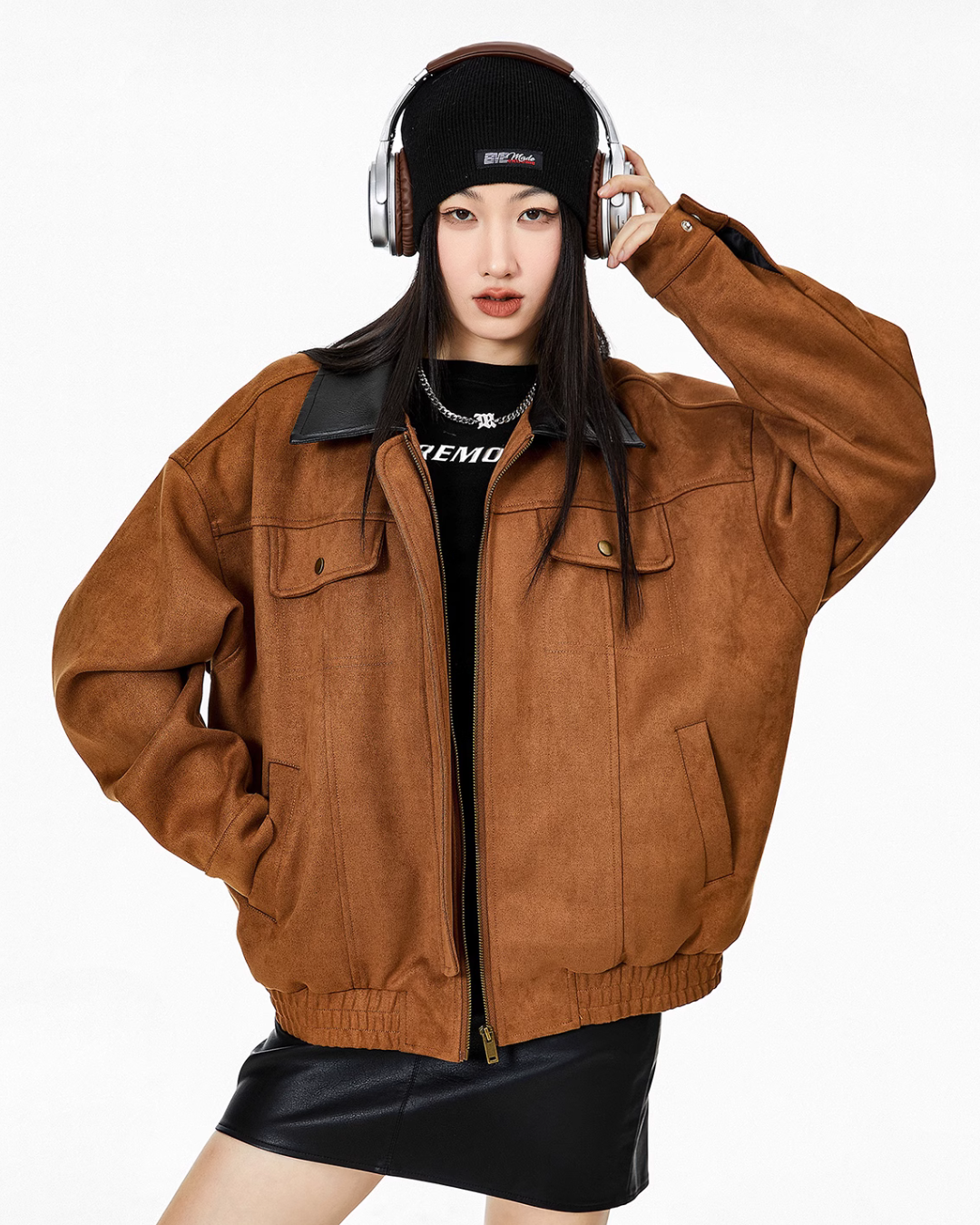Contrast Color Pocket Jacket ICM0068
