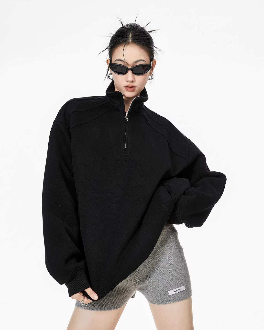 Half Zip Sweat Tops ICM0074