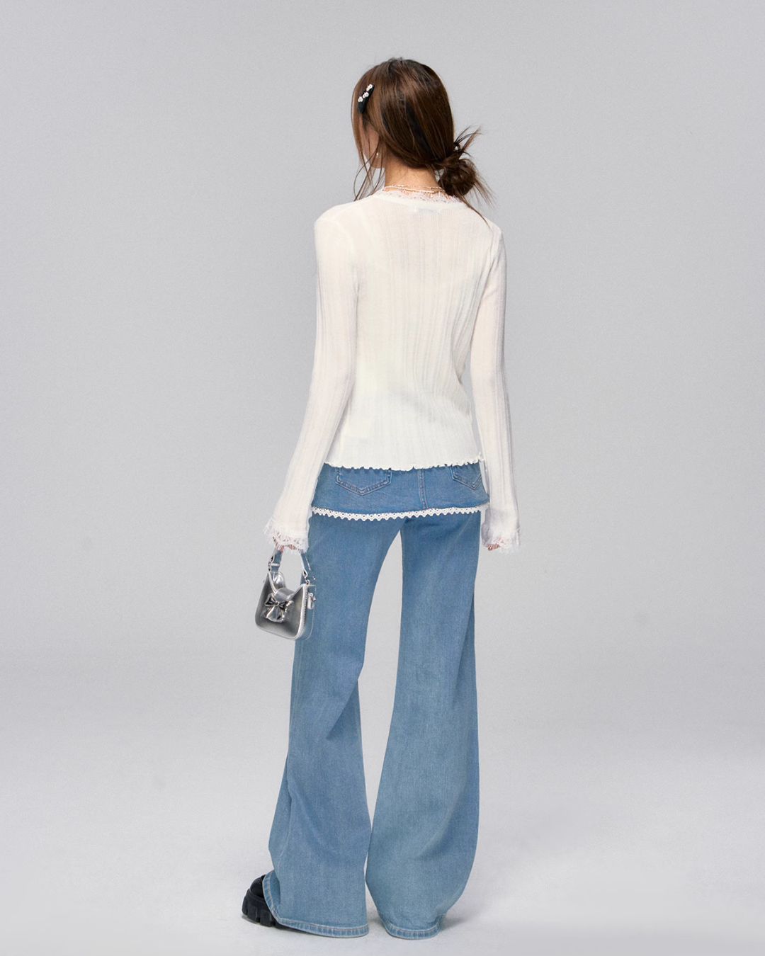 Lace Knit Cardigan / Lace Camisole ASG0031