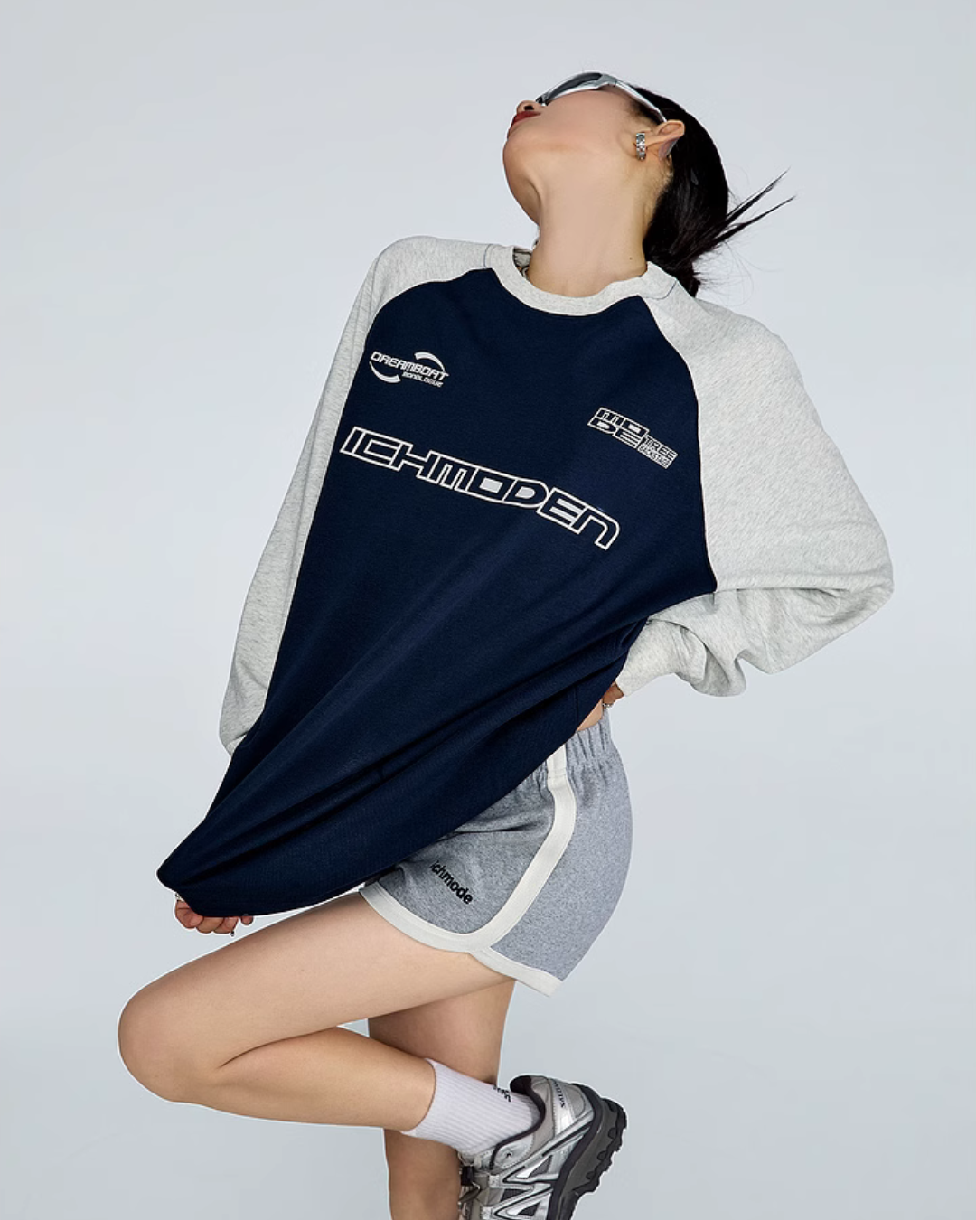Logo Raglan Long Sleeve T-Shirt ICM0061