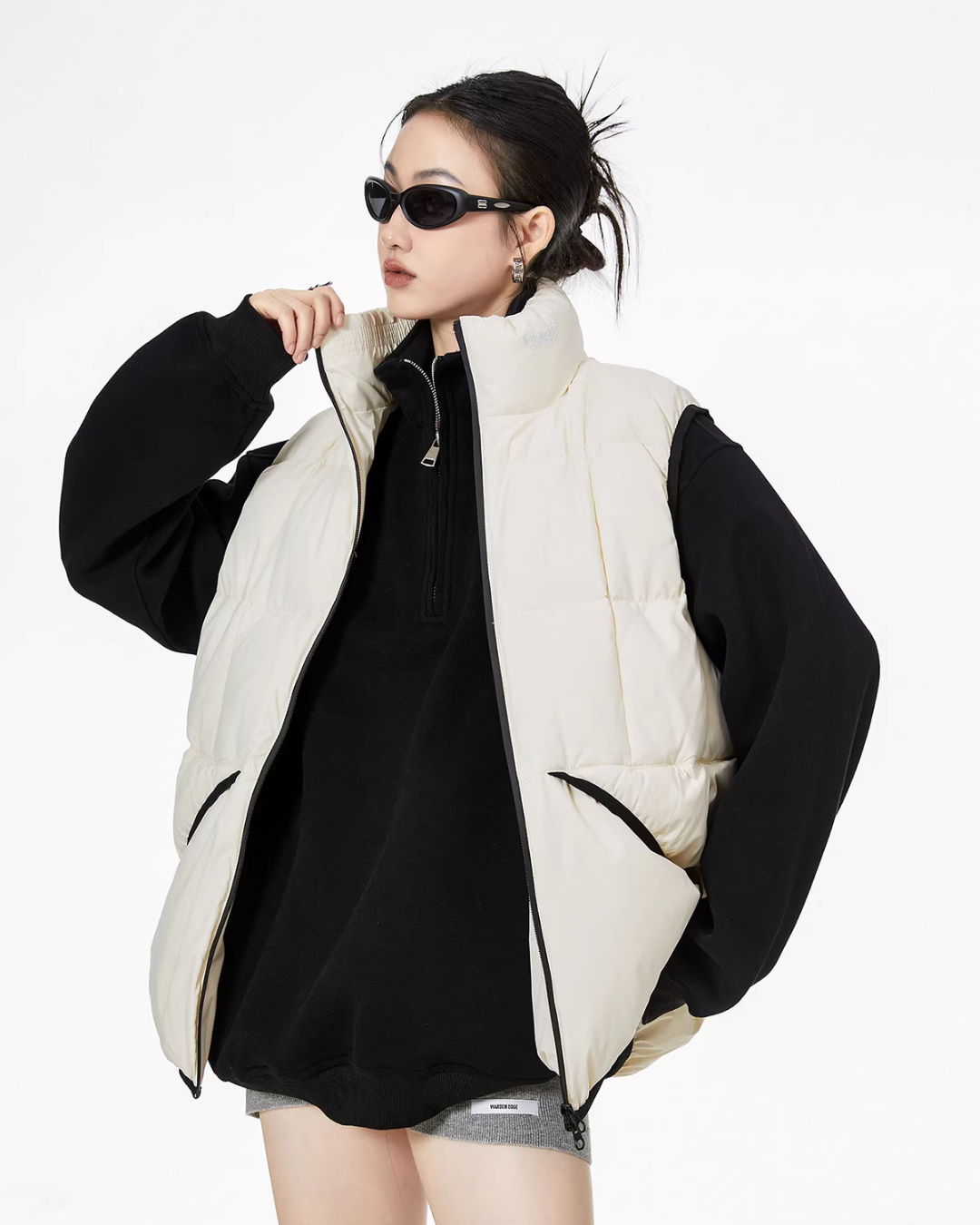 Half Zip Sweat Tops ICM0074