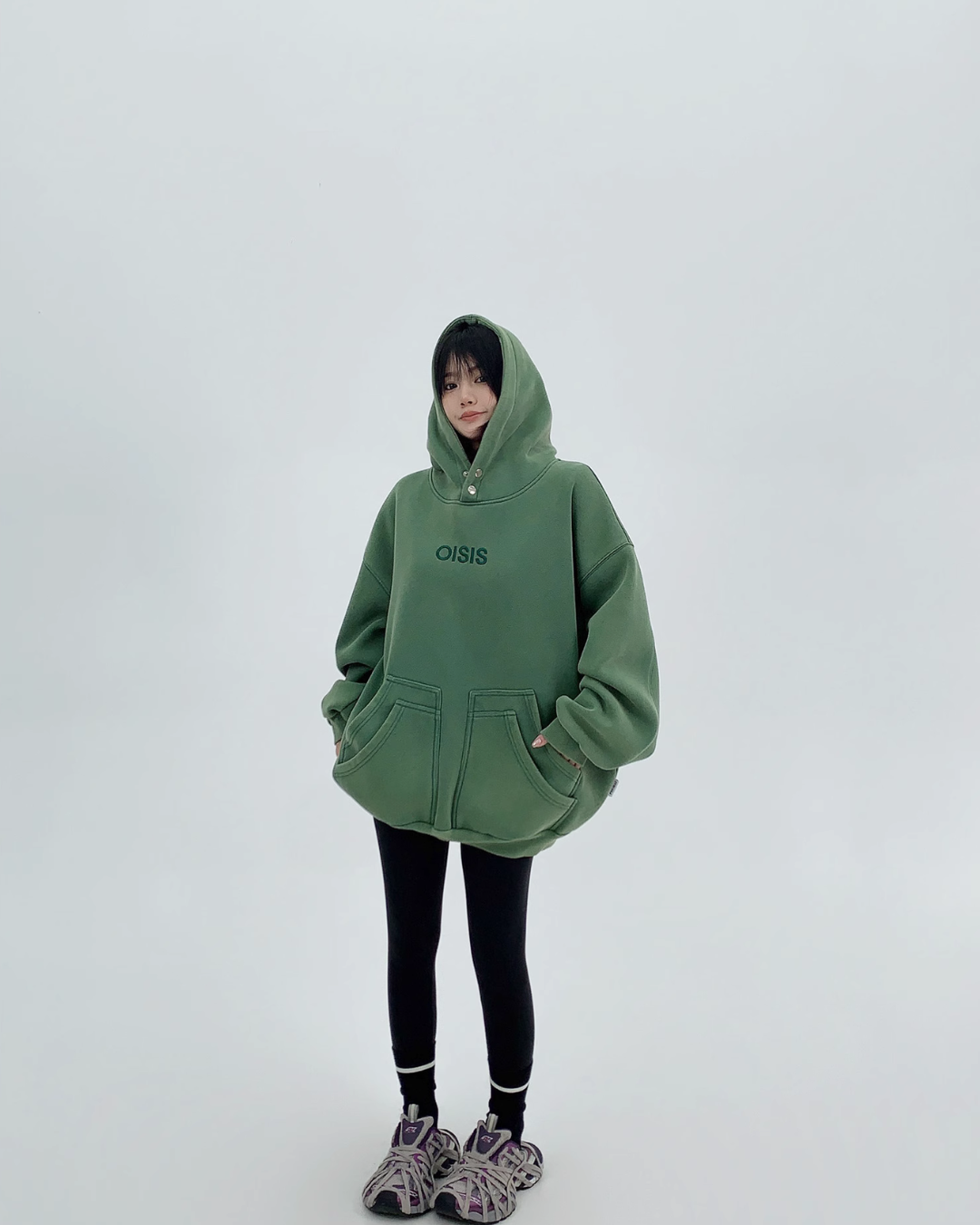Big Silhouette Pullover Hoodie YLS0687
