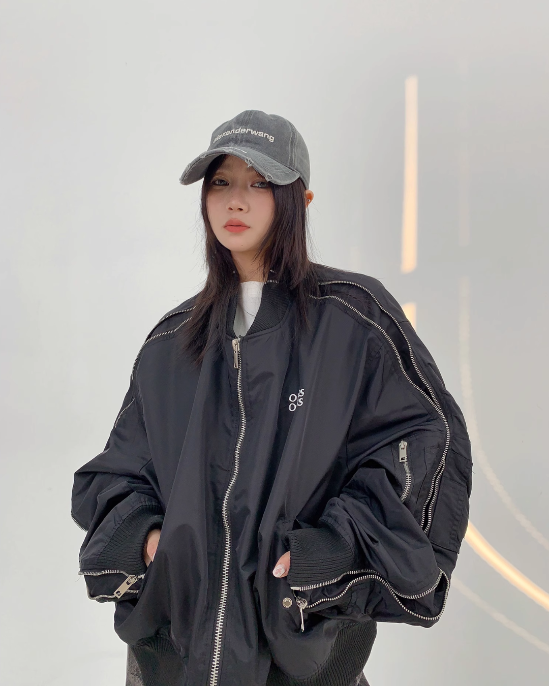 Zip Side Line MA-1 Blouson YLS0823