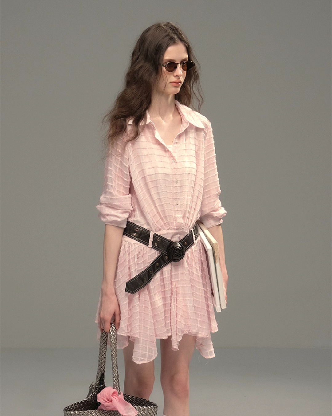 Asymmetry Shirt Dress USY0009