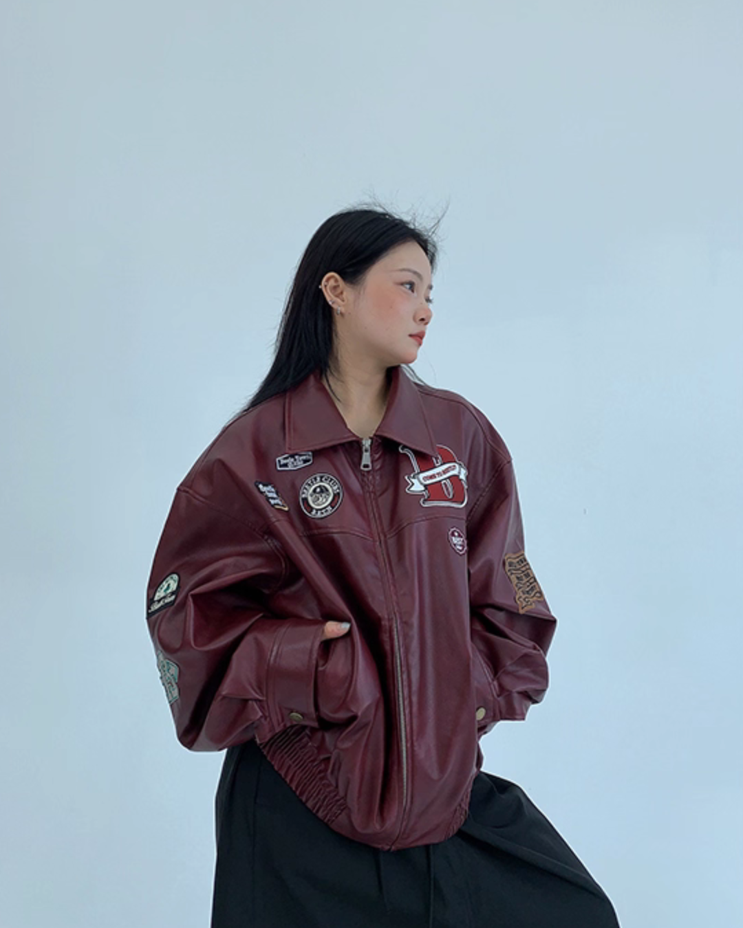 American Retro PU Leather Jacket YLS0895
