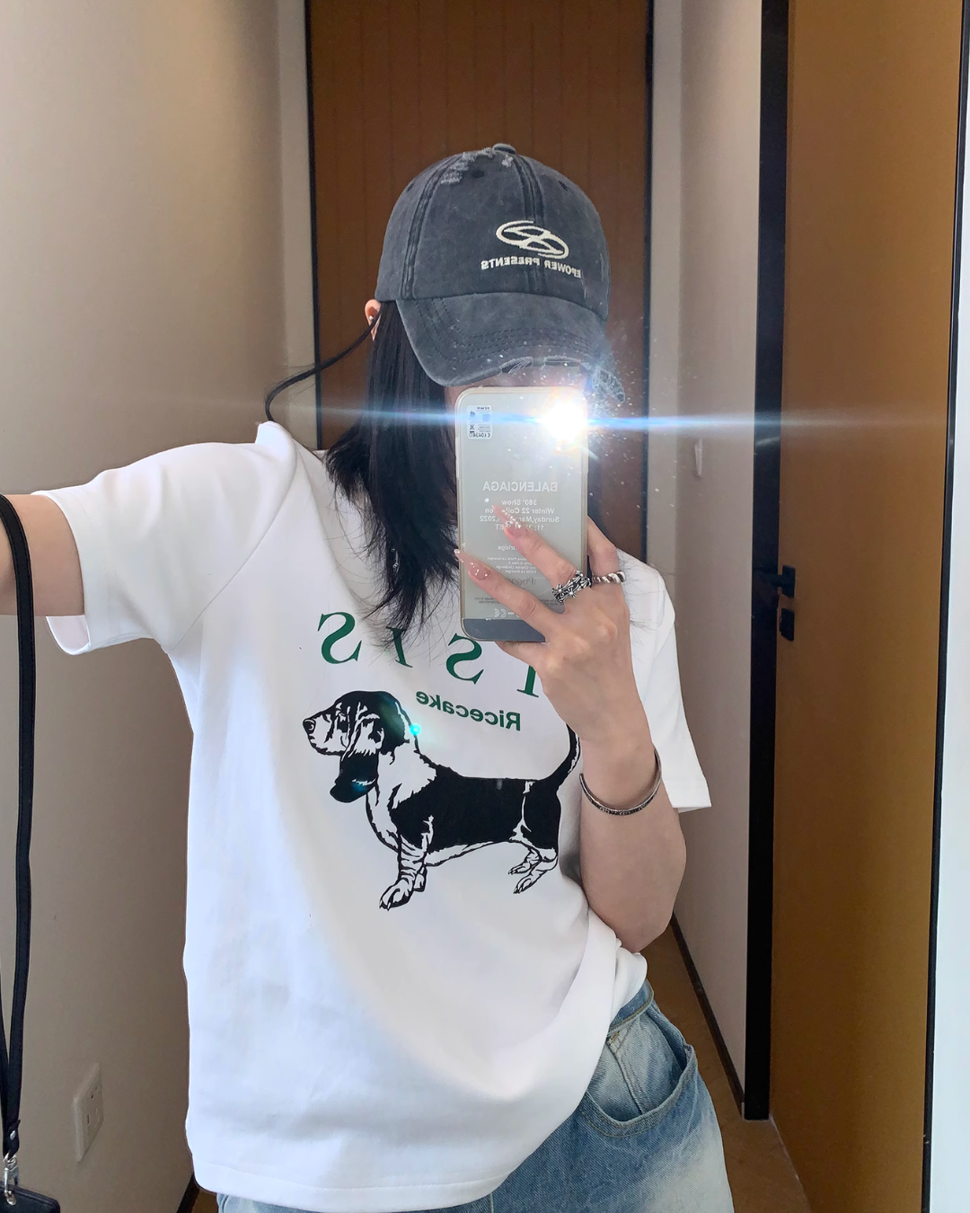 Dog Print Cotton Short Sleeve T-Shirt YLS0819