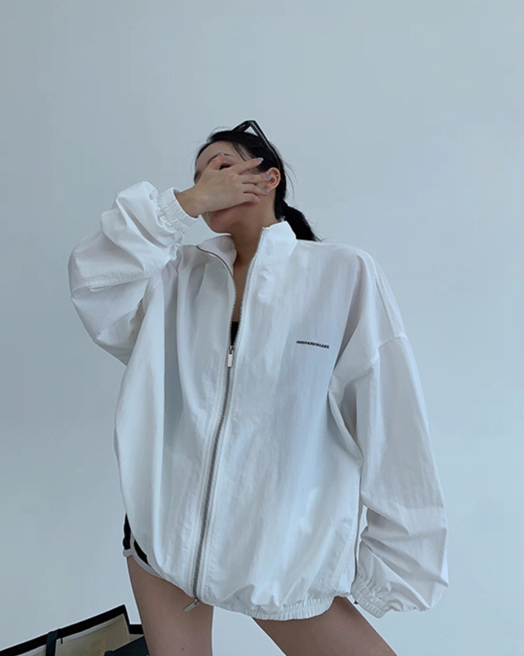 Back Logo Nylon Jacket YLS0906
