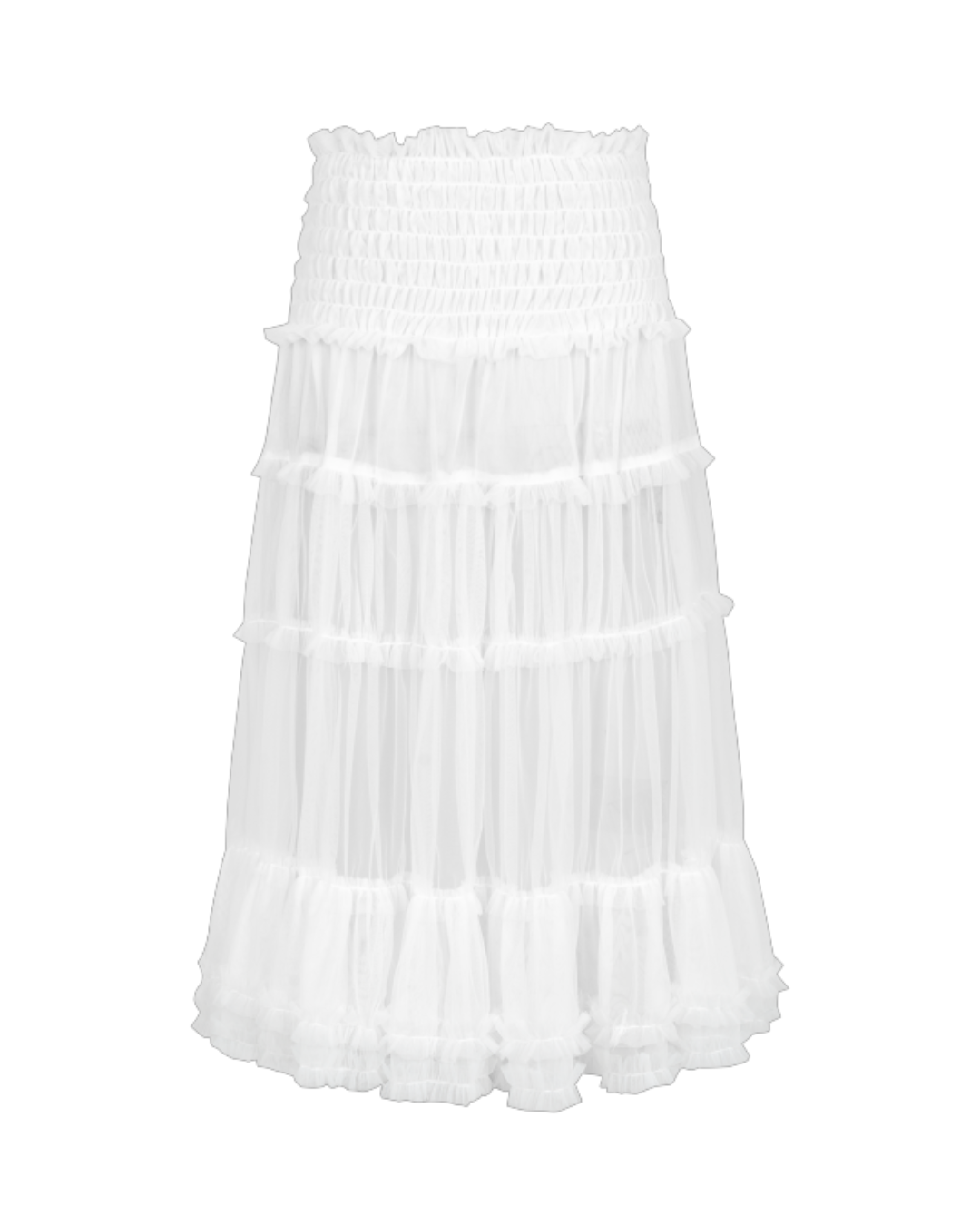 Volume Long Tulle Skirt SAP0005