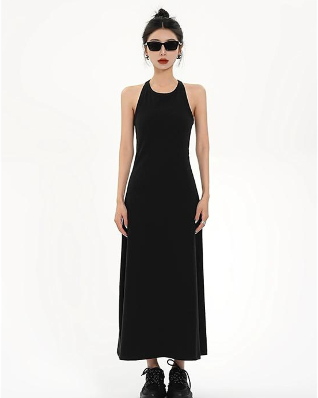 Halter Neck Long Dress SRS0275