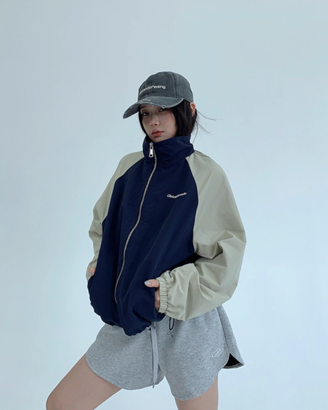 Stand Neck Track Jacket YLS0899