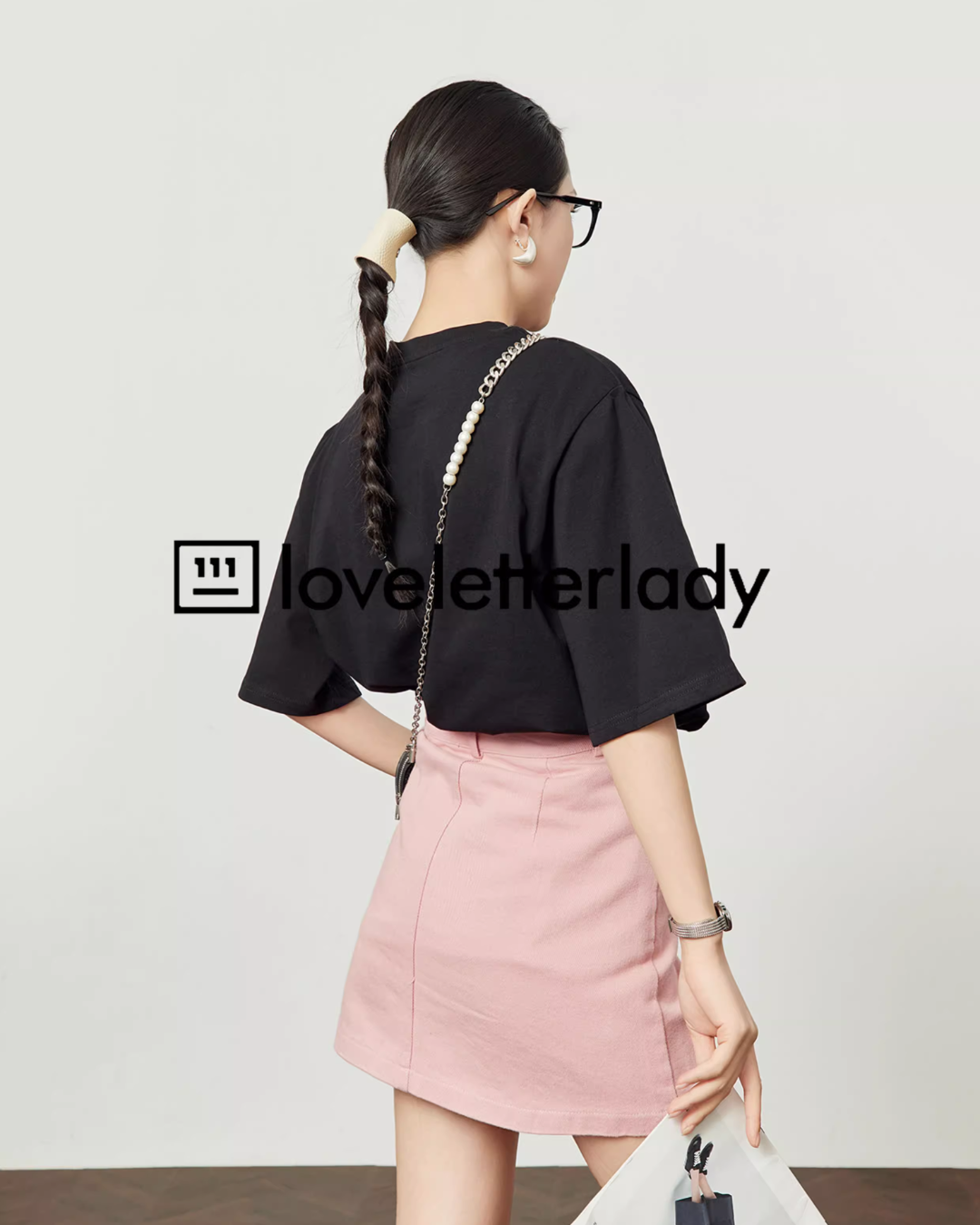 Heart Letter Round Neck Top LLA0465