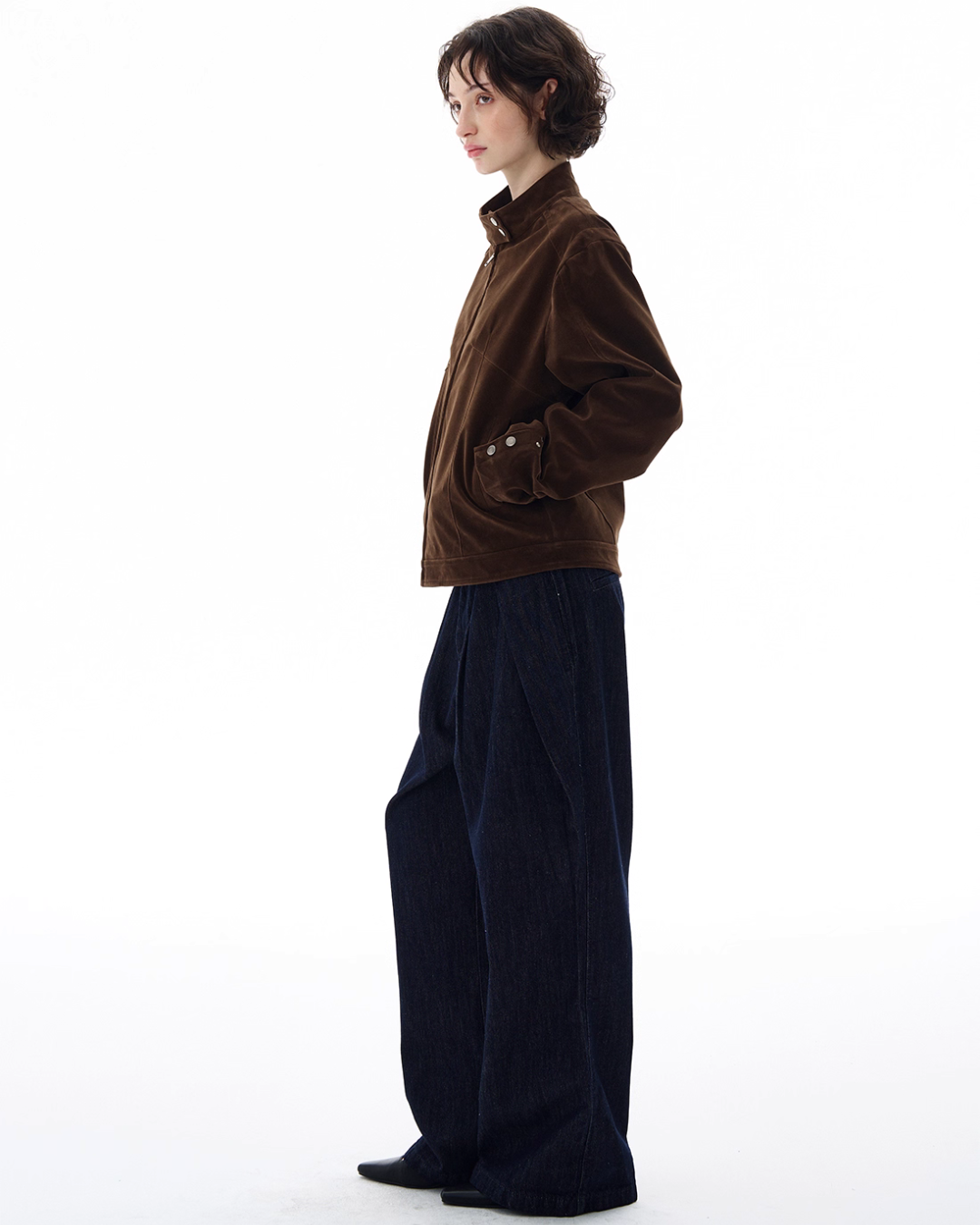Stand Collar Zip Jacket WLS0003