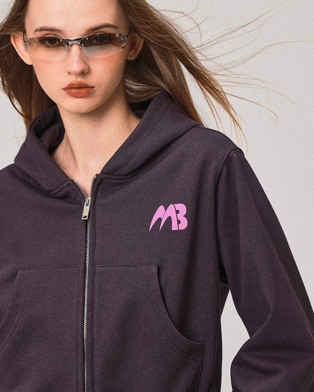 Double Zip Compact Hoodie MDB0005