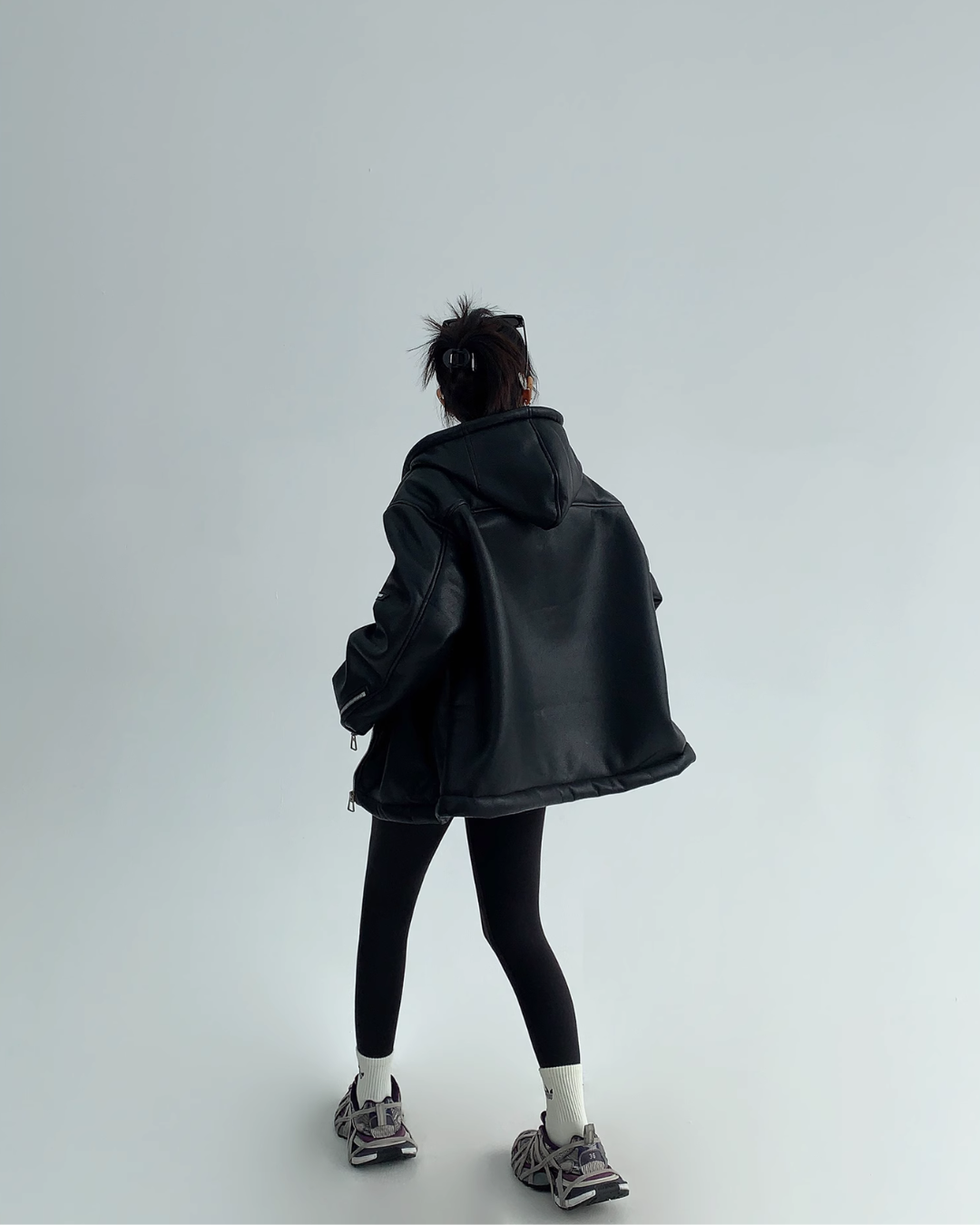 Oversized Boa Blouson YLS0570