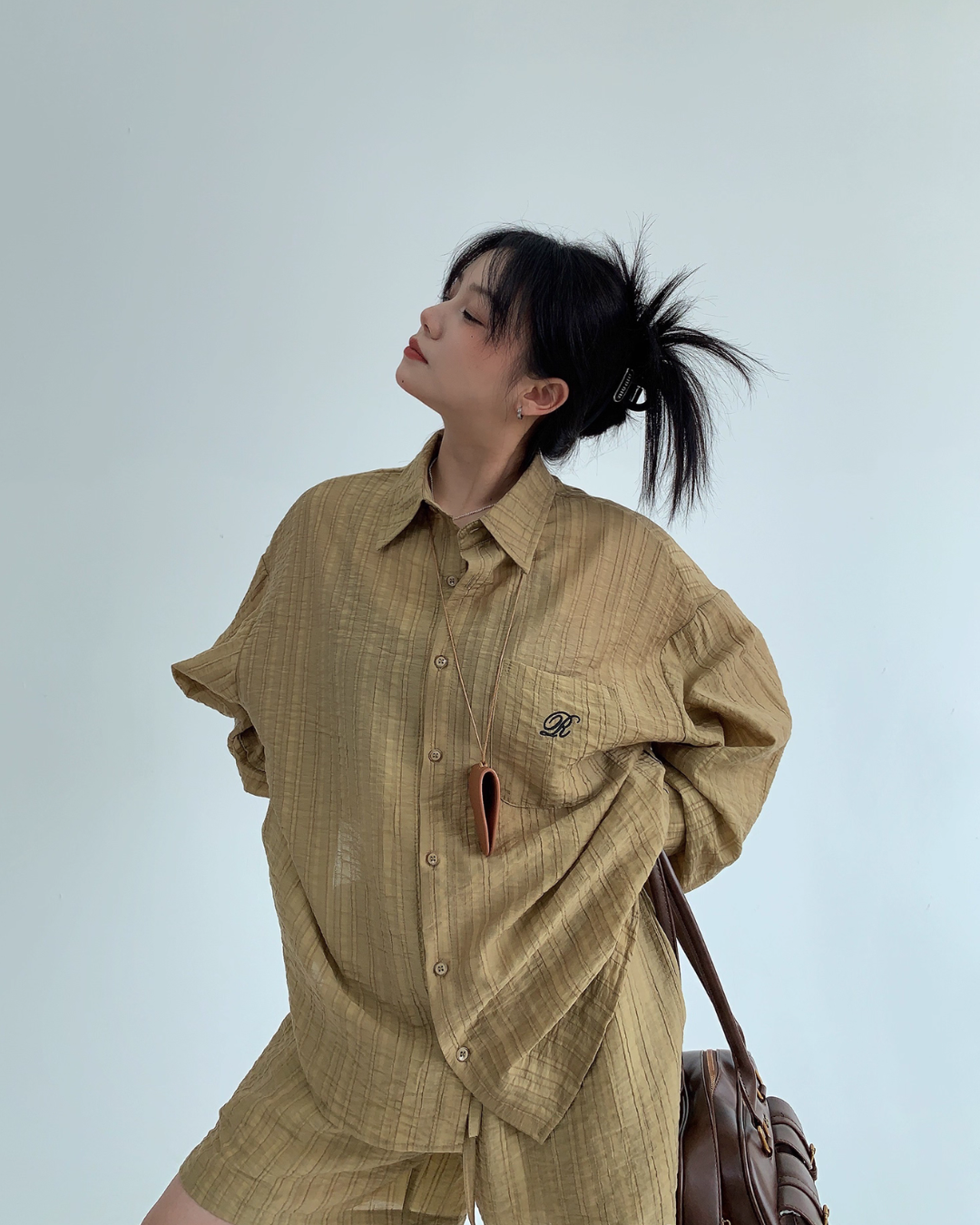 Relax Long Sleeve Shirt / Shorts YLS0882