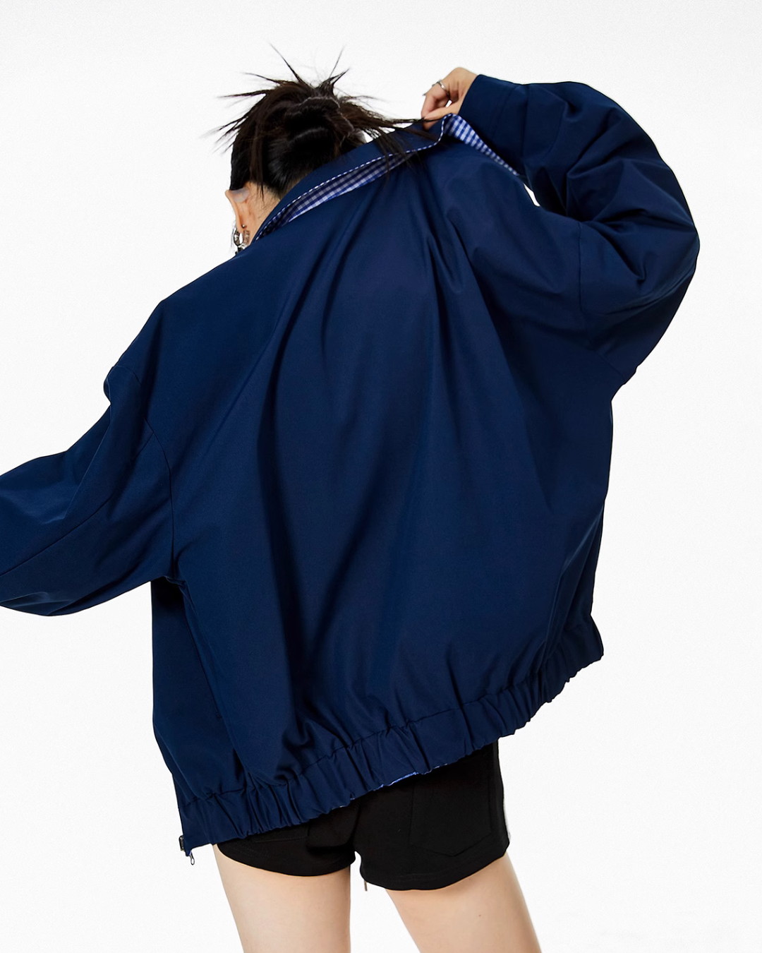 Reversible Plaid Jacket ICM0067