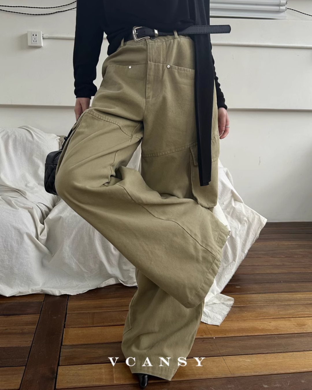 American Street Drape Cargo Pants VCY0057