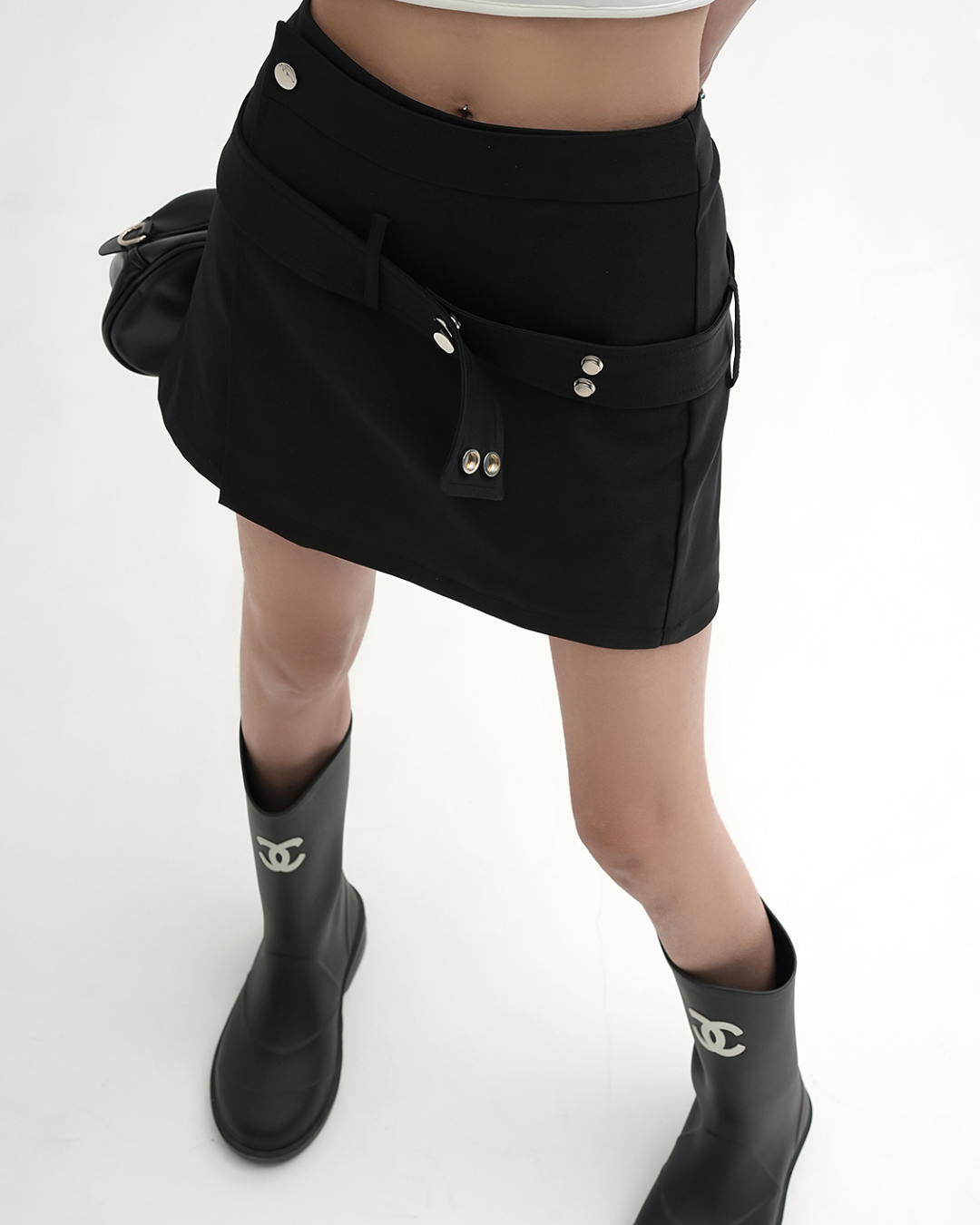 A Line Belt Skirt SRS0015
