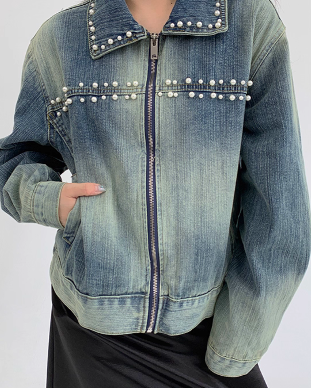 Vintage Short Denim Jacket YLS0898