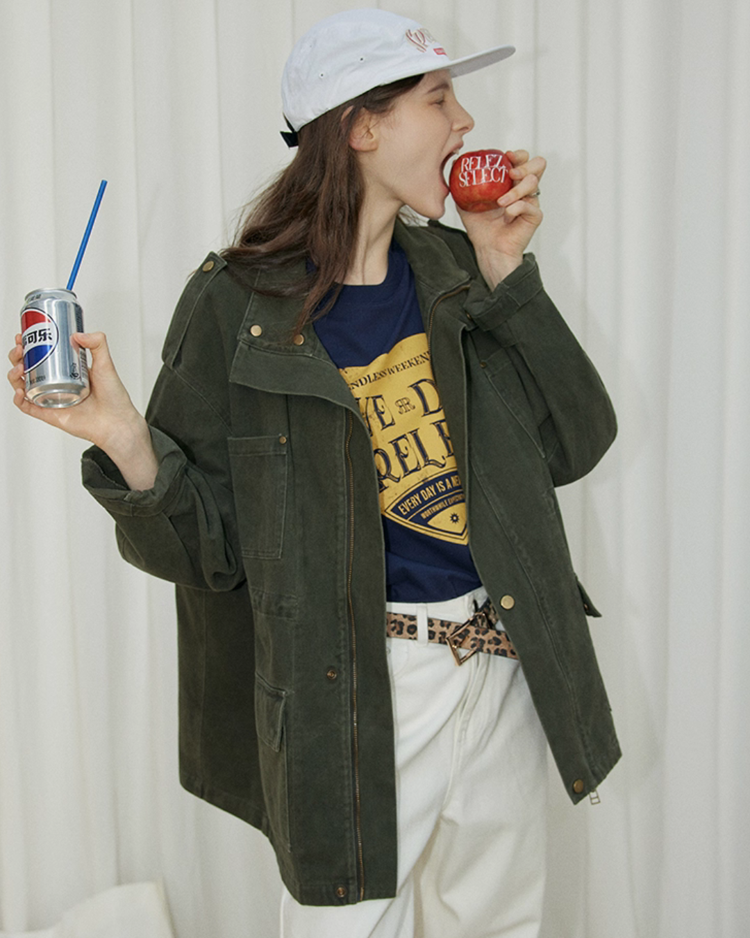 Stand Collar Dolman Mods Jacket RLZ0016