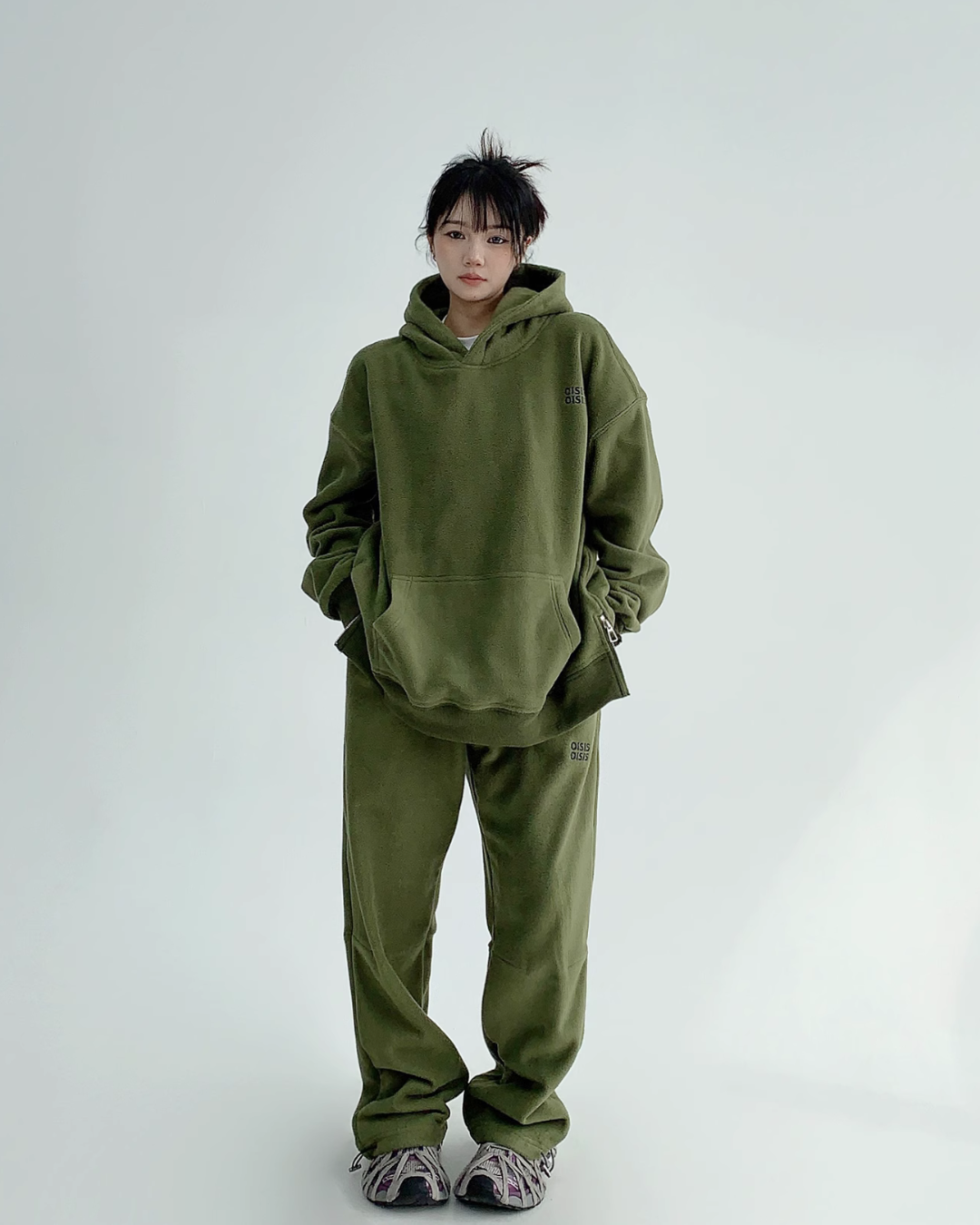 Loose Pullover Hoodie / Sweatpants YLS0604