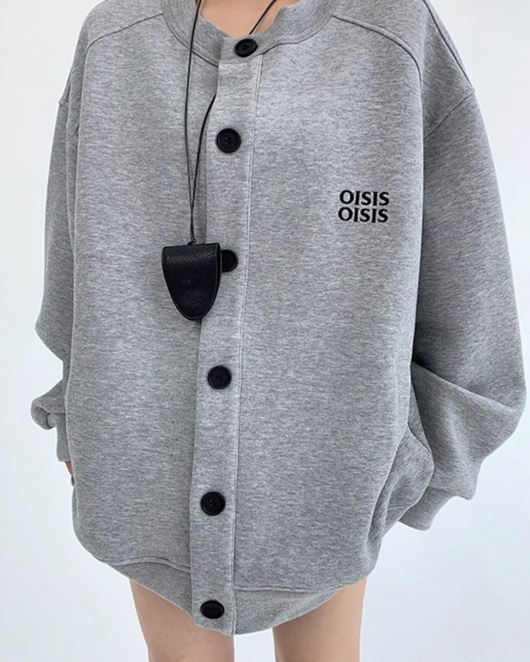 Round Neck Loose Cardigan YLS0891