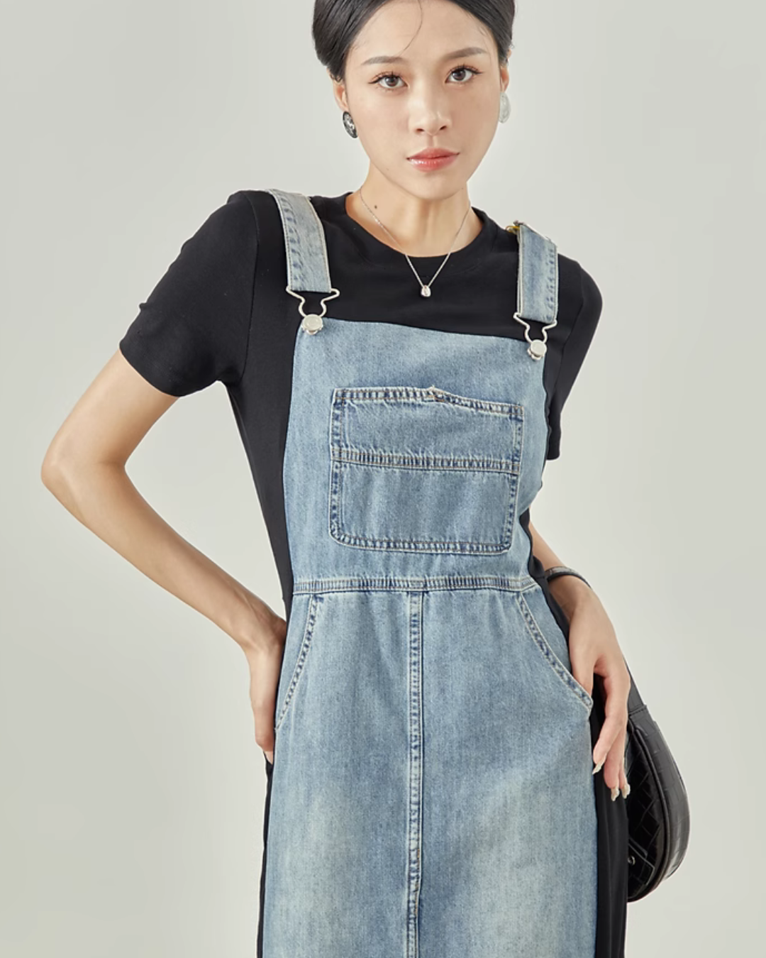 Salopette Style T-shirt dress LLA0079