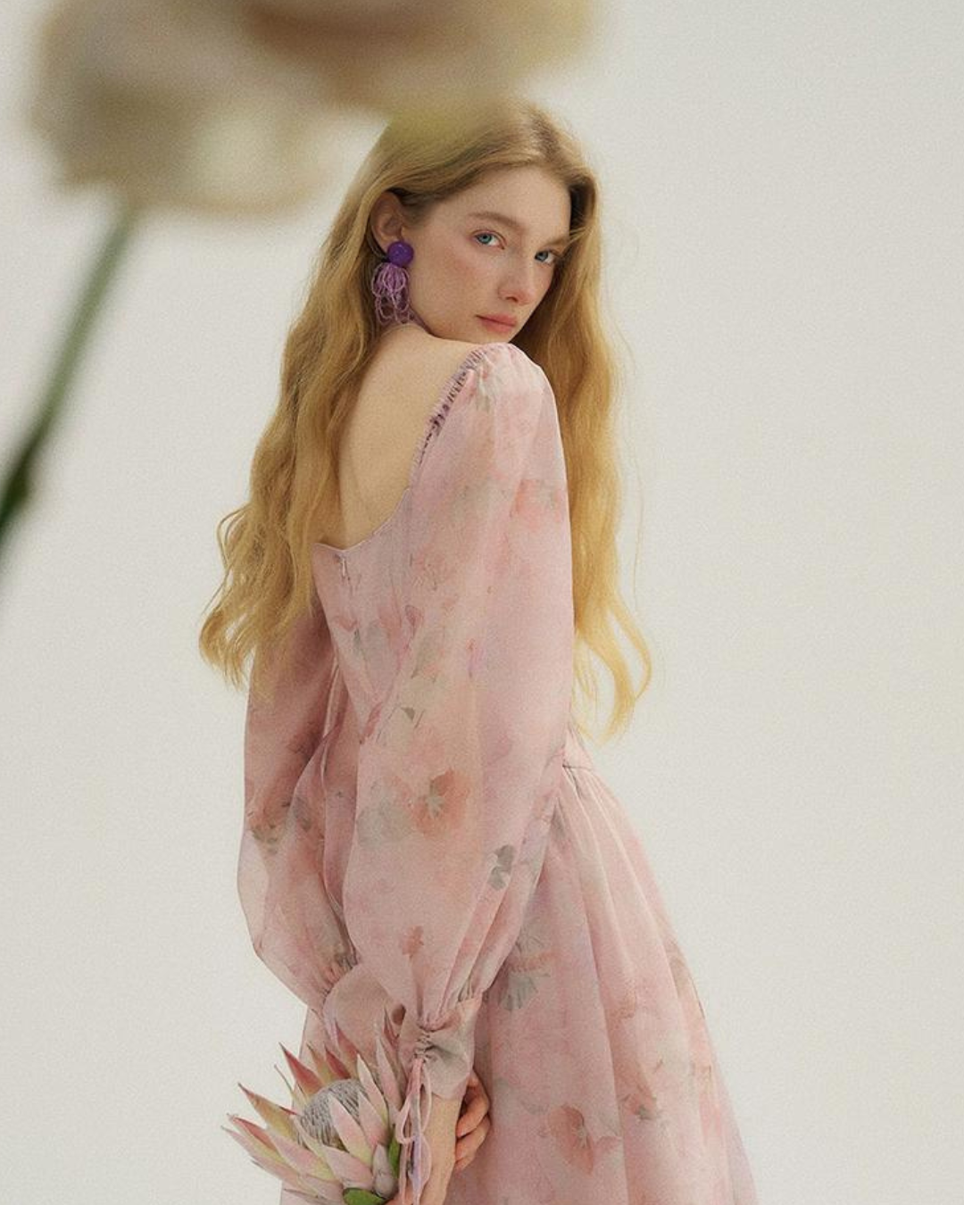 Retro Pink Girly Dress SNT0009