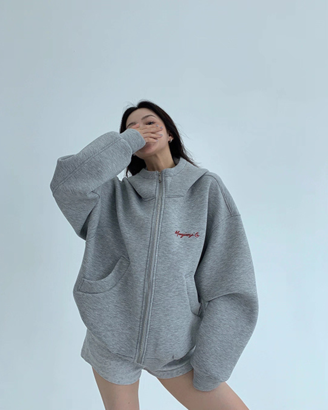 Back Logo Sweat Hood Jacket YLS0908