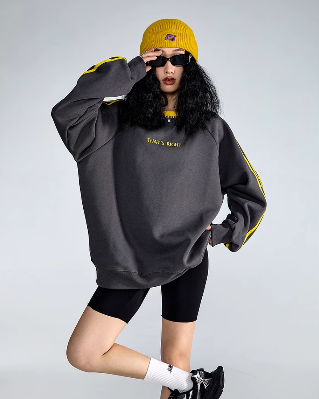 Vintage Striped Crew Neck Tops ICM0058