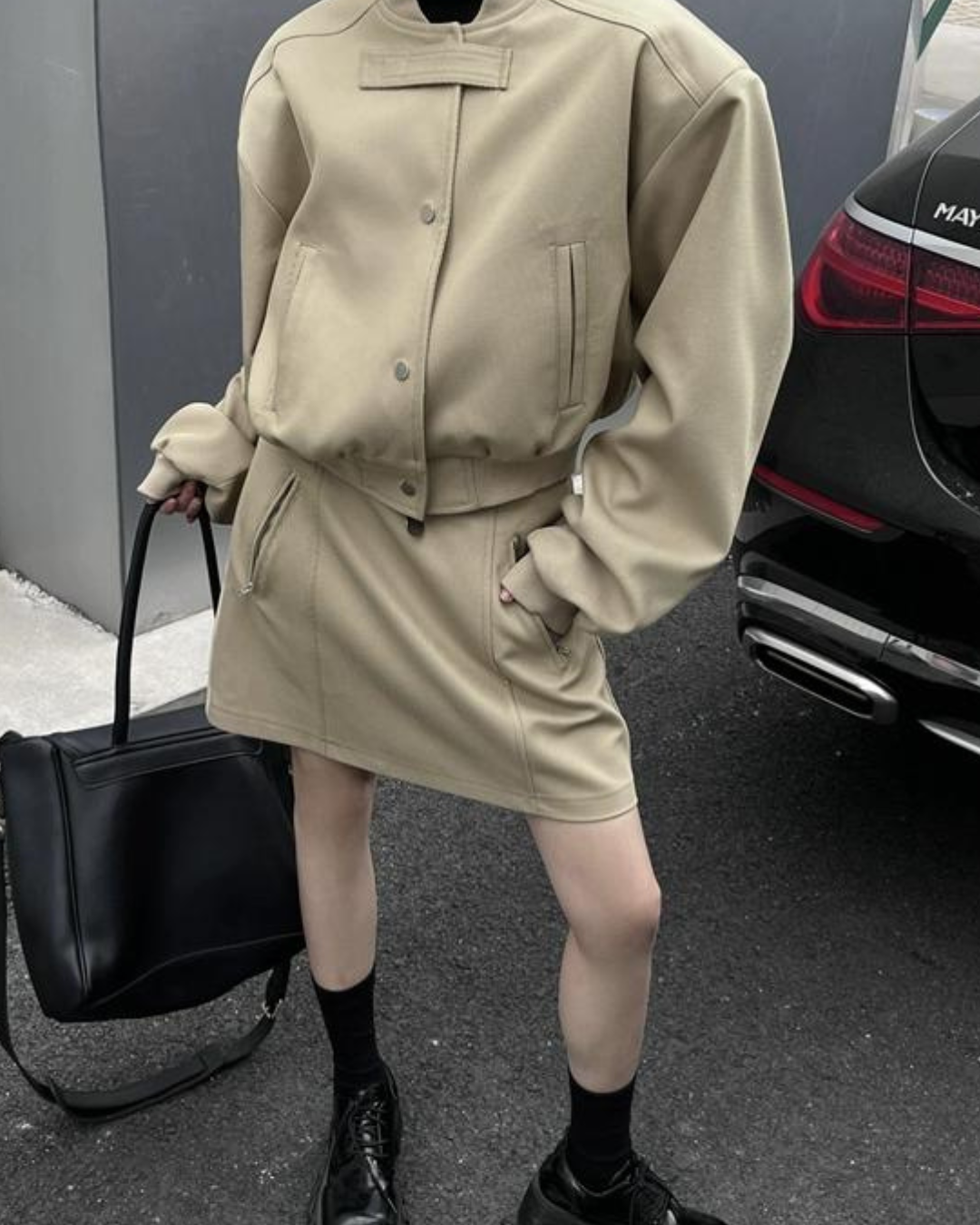 Maillard Sports Cropped Jacket&Trapezium Skirt VCY0010