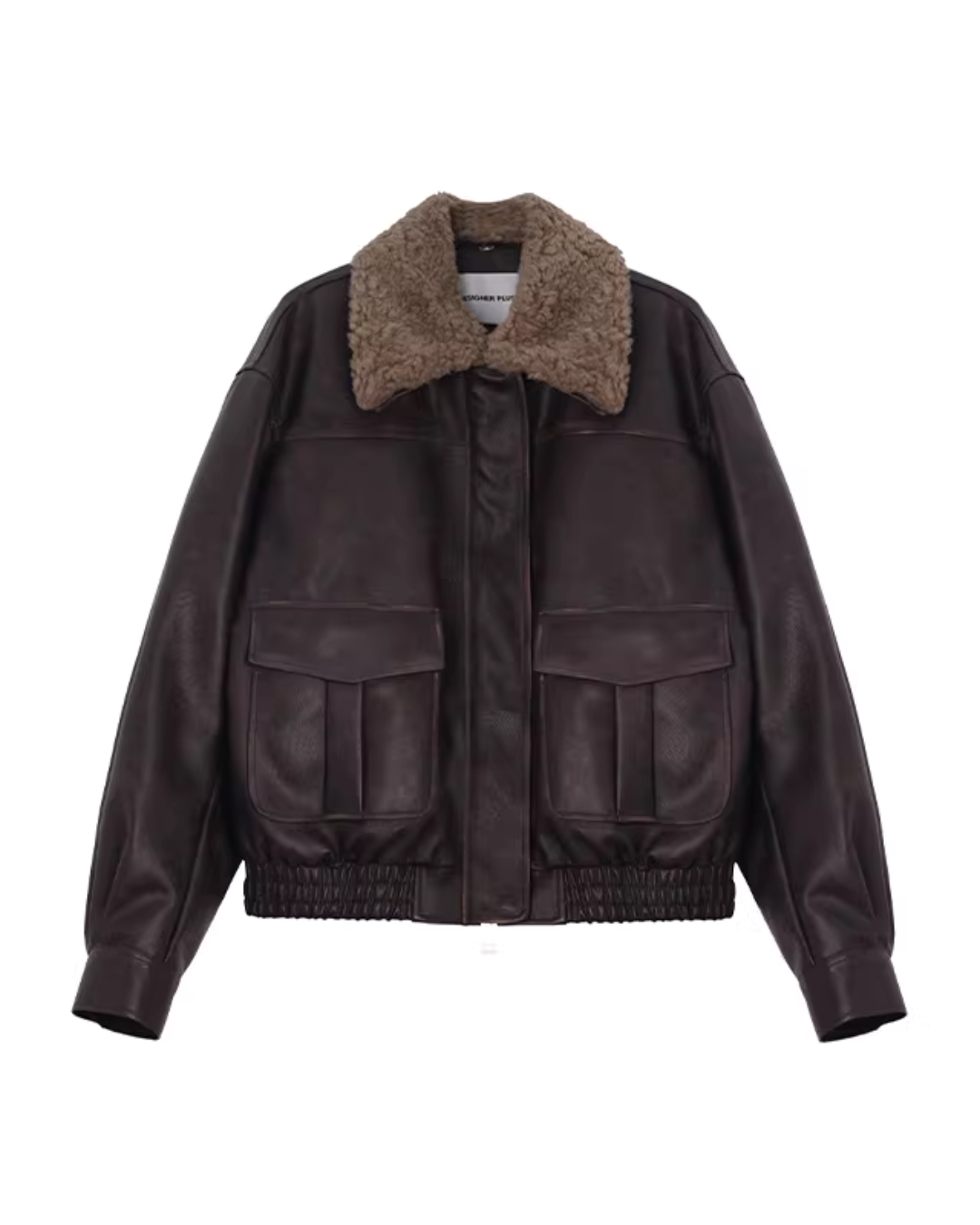 Retro Brown Leather Jacket DEP0003