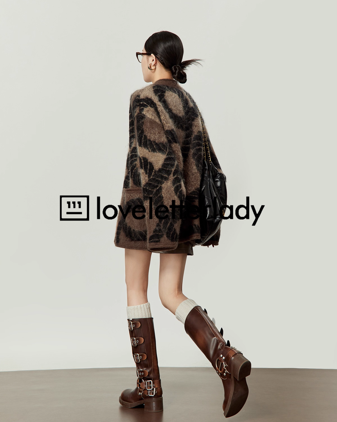 Rope Design Knit Cardigan LLA0520