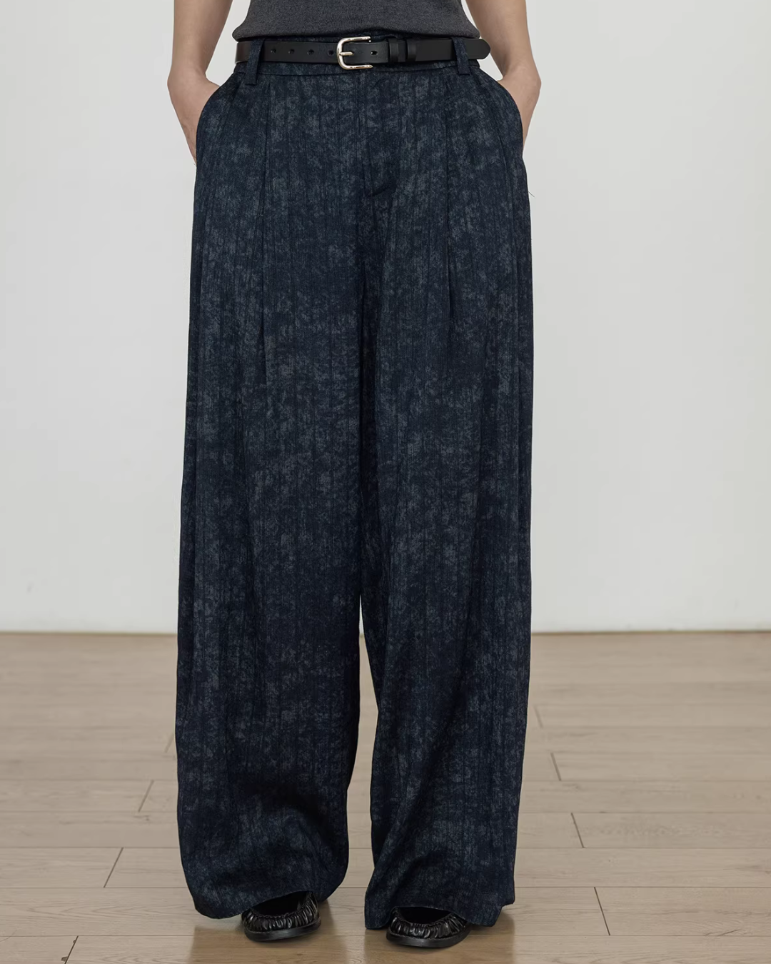Linen Oversized Casual Jacket/Wide Pants VAS0181