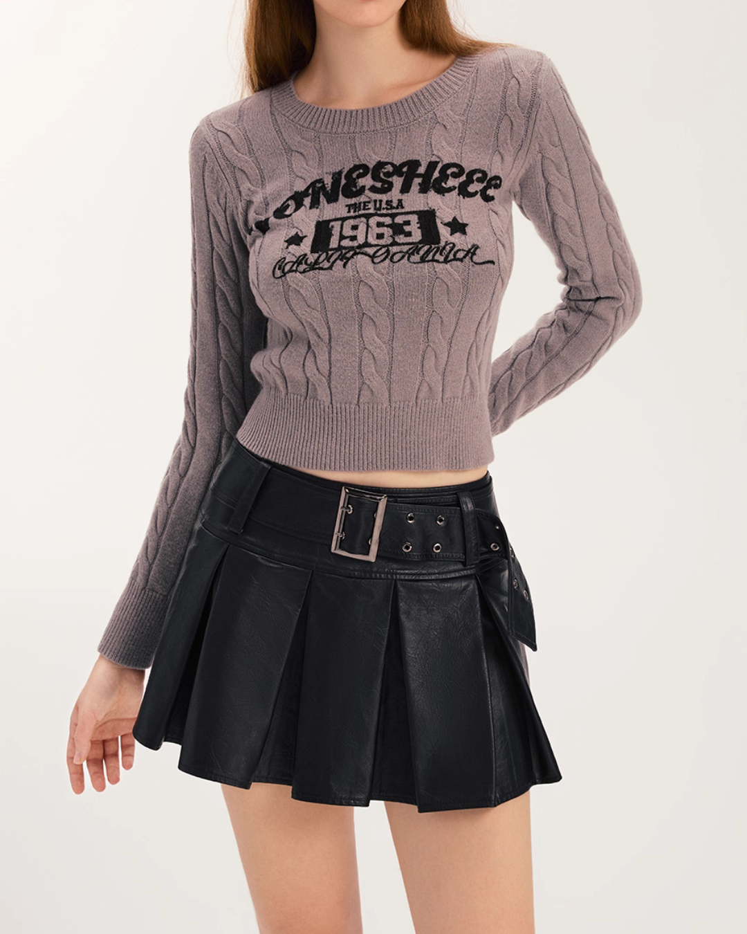Leather Mini Skirt VSE0067