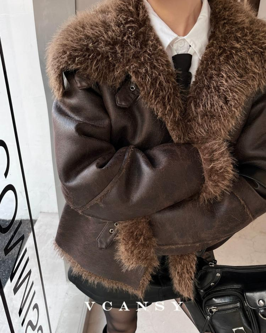 Vintage Mouton Jacket VCY0038