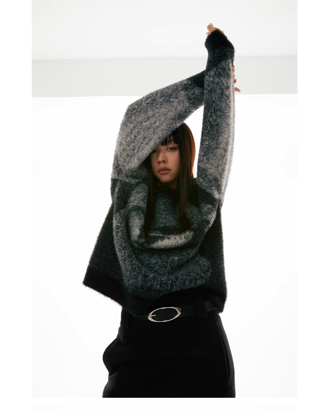 Mode Gradient Knit Tops FUF0003