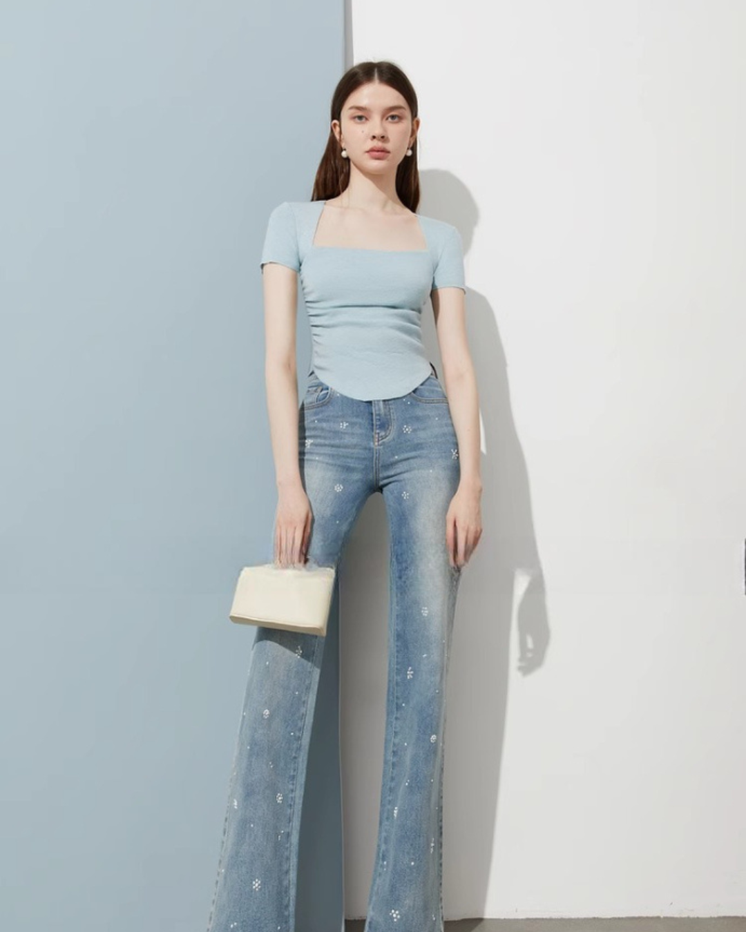 Square Neck Slim Top DPY0006