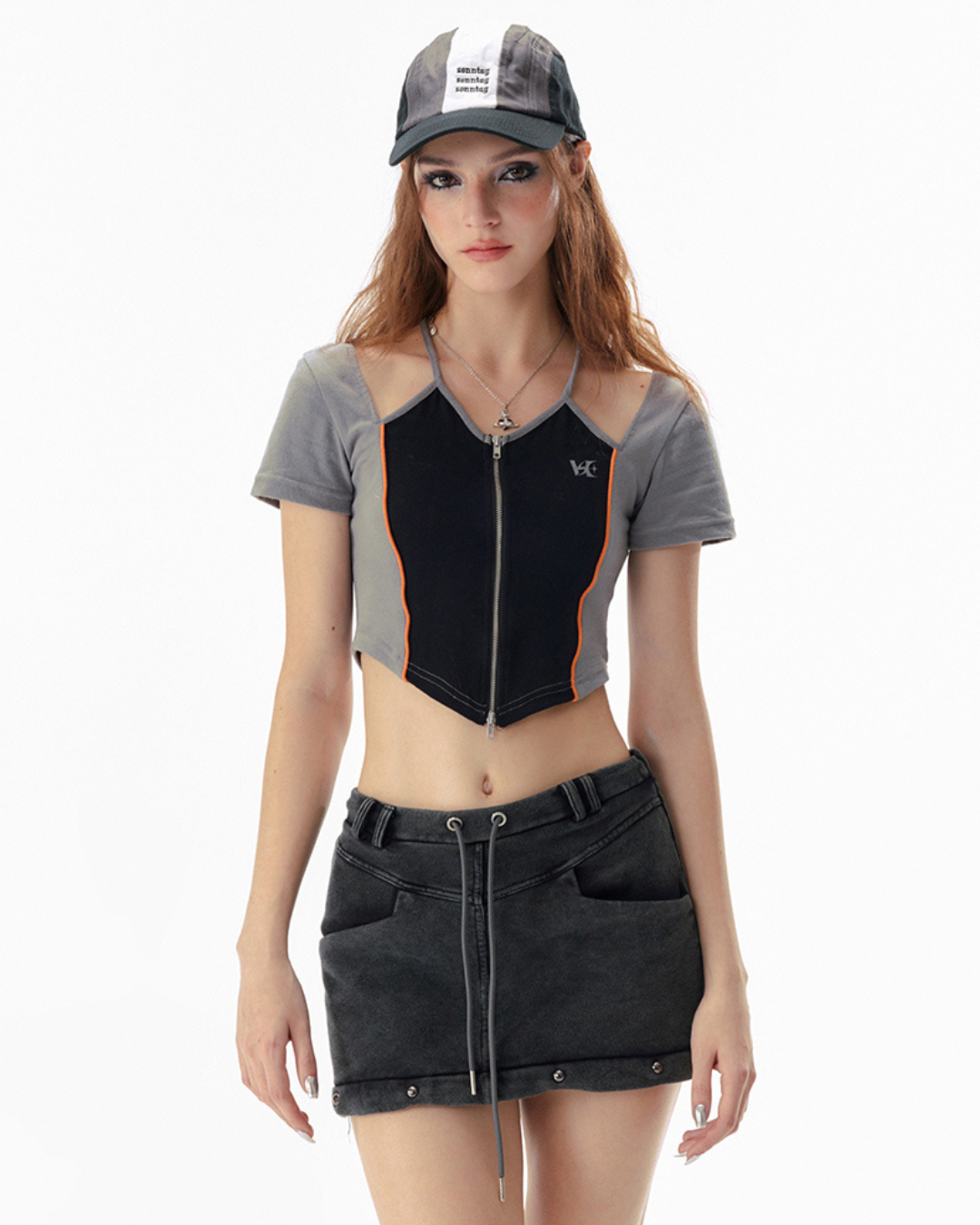 Casual Layered Style Short Tops VSE0062